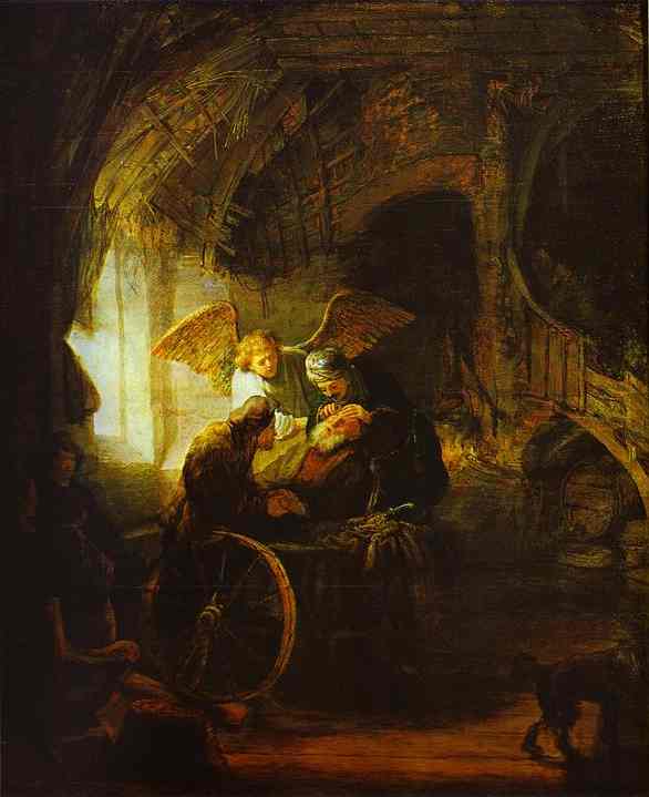 Tobias Restaura A Visão Ao Seu Pai — Rembrandt Van Rijn