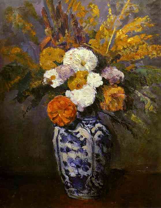 Dahlias — Paul Cézanne