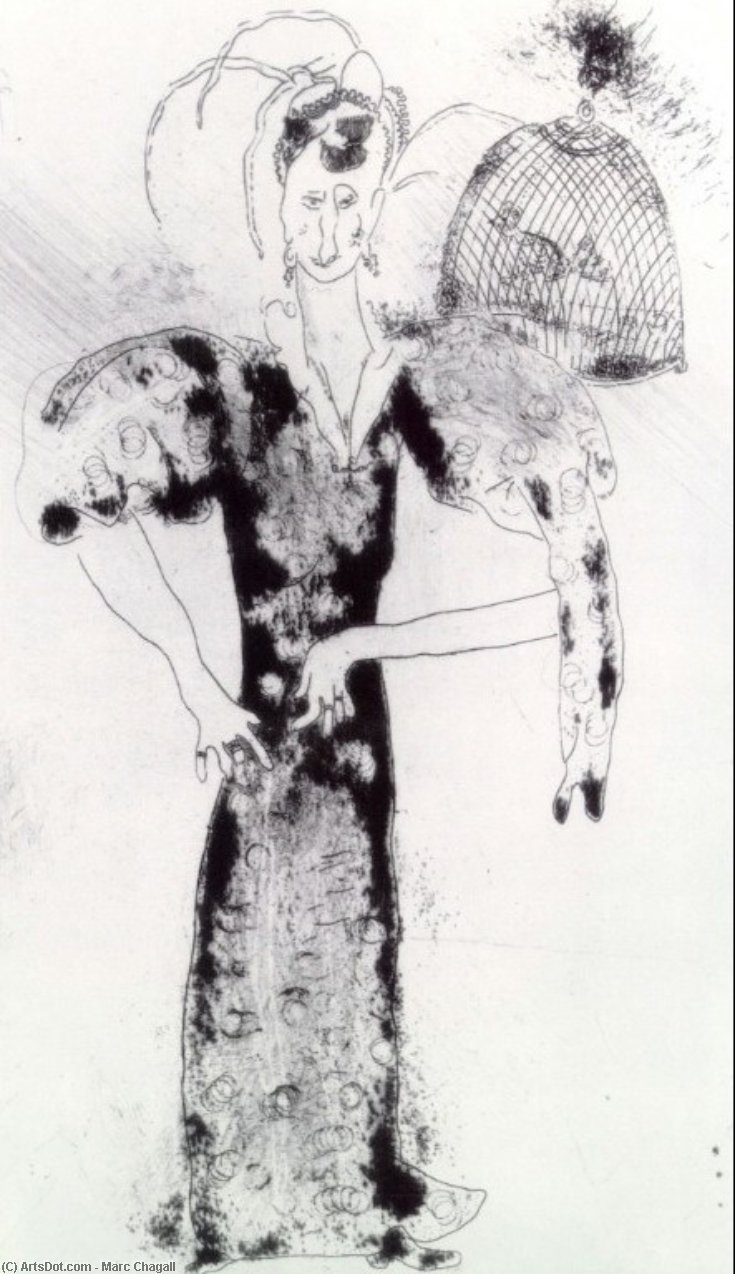 Madame Sobakevitch — Marc Chagall