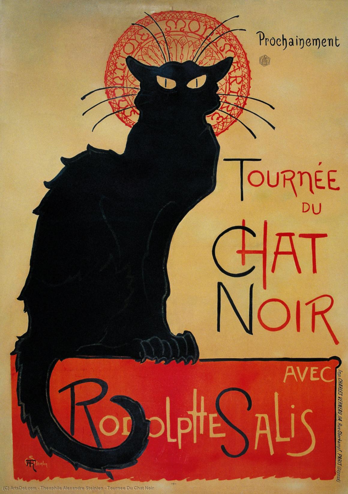 Tournee Du Chat Noir — Theophile Alexandre Steinlen