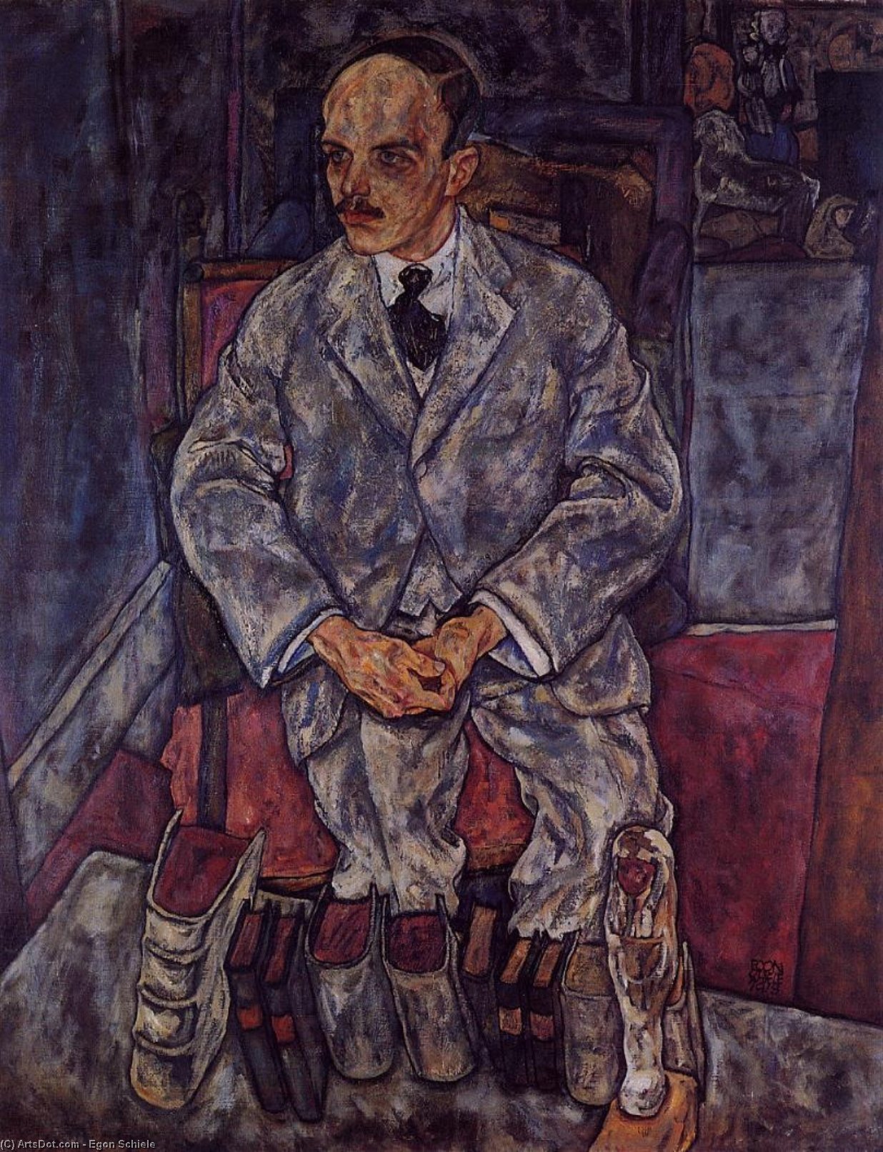 Der Kunsthändler Guido Arnot — Egon Schiele