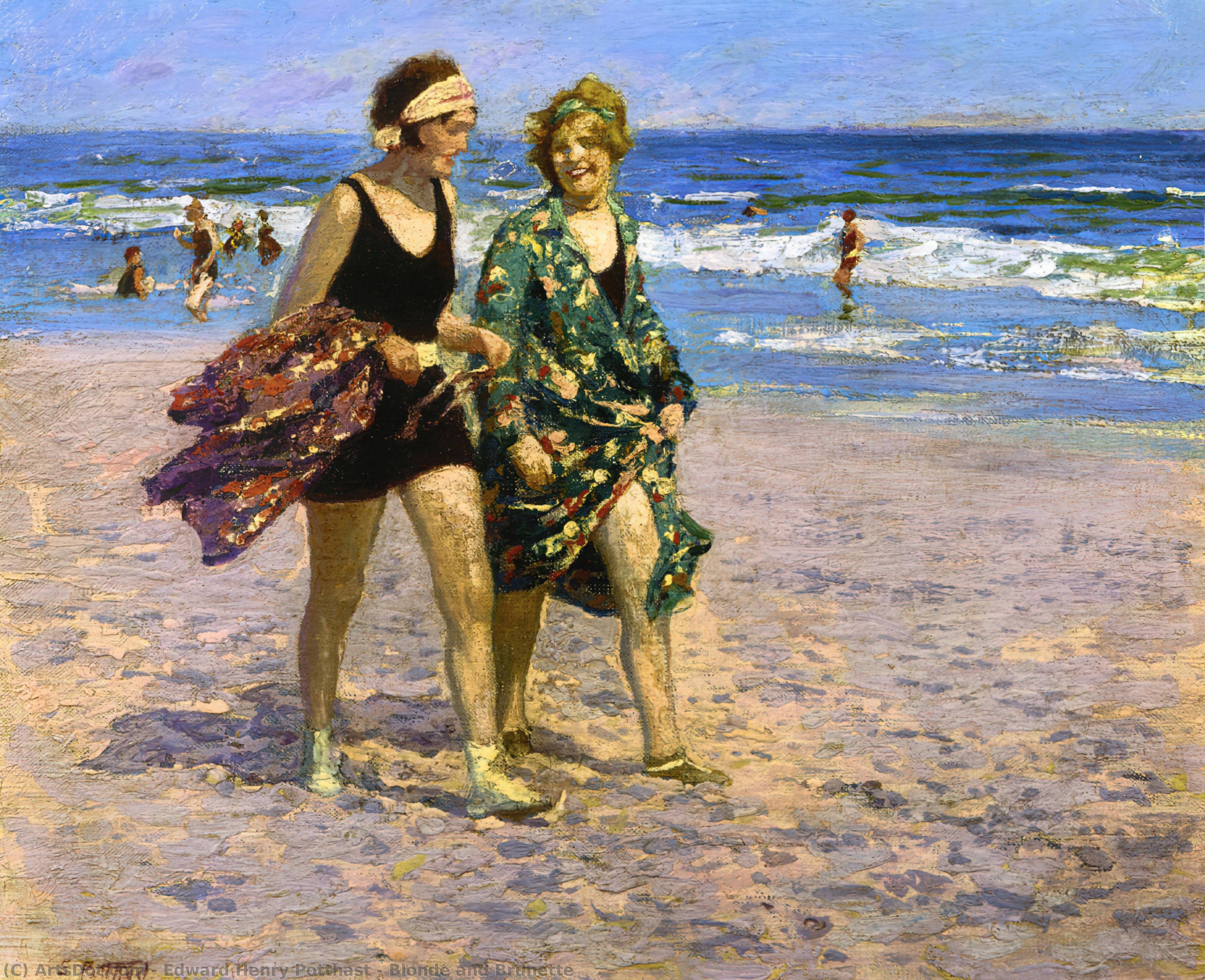 Blonde And Brunette — Edward Henry Potthast