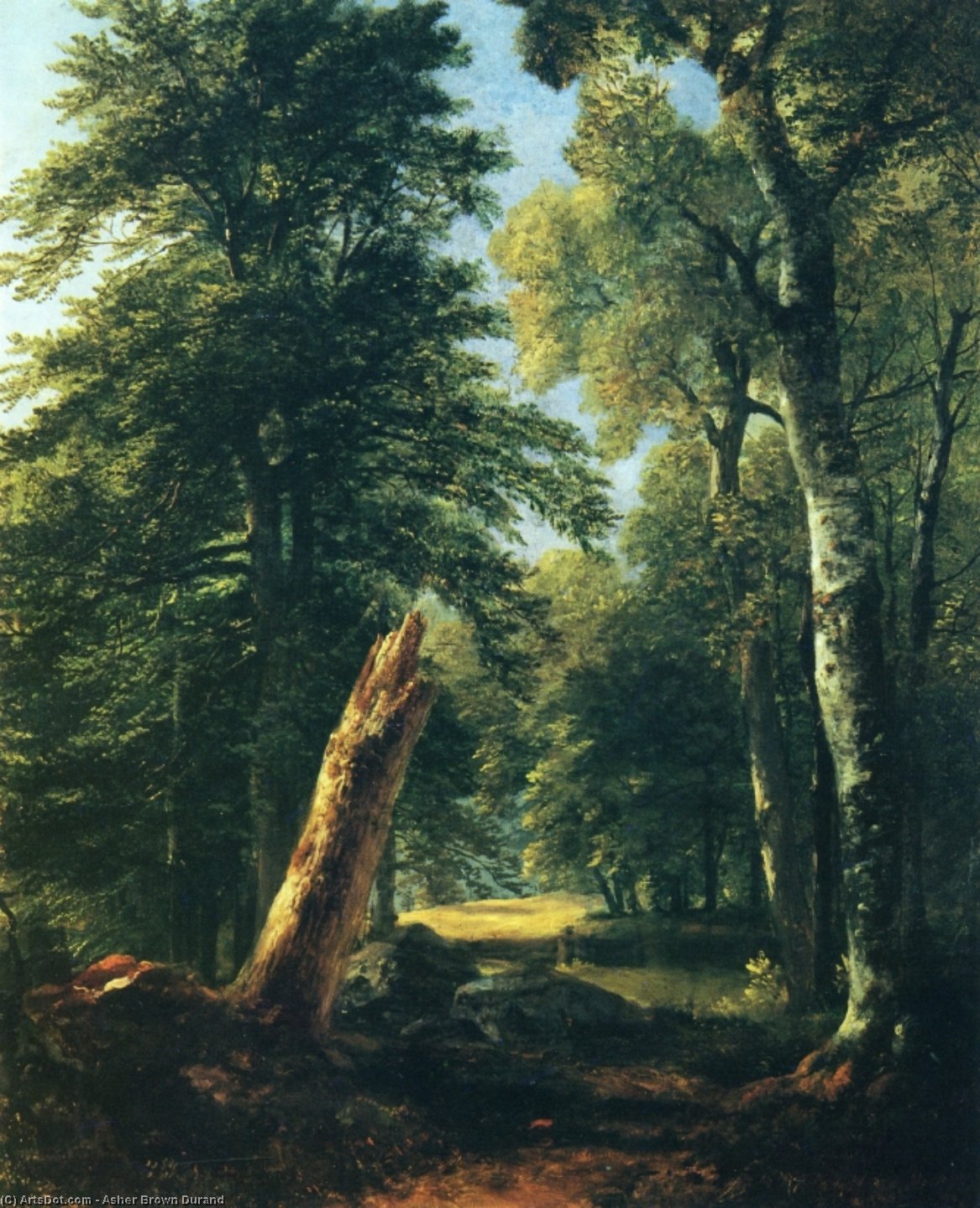 The Fallen Monarch — Asher Brown Durand