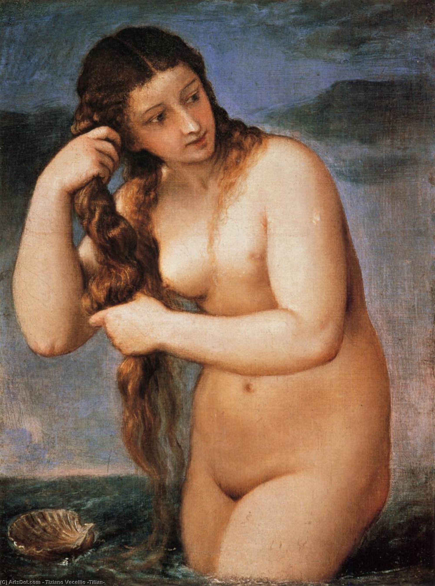 Venus Anadyomene — Tiziano Vecellio