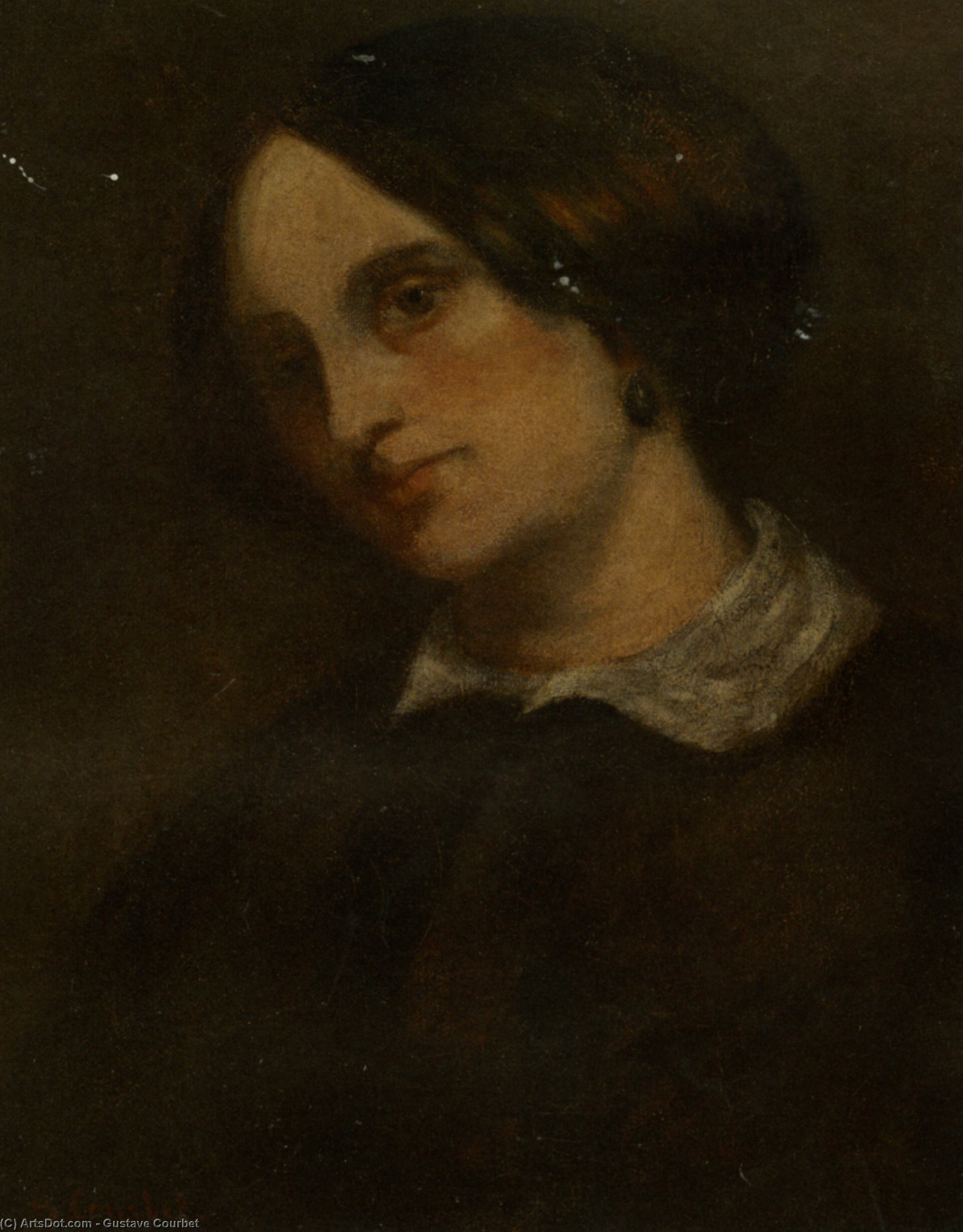 Portrait Of Madthilde Couq — Gustave Courbet