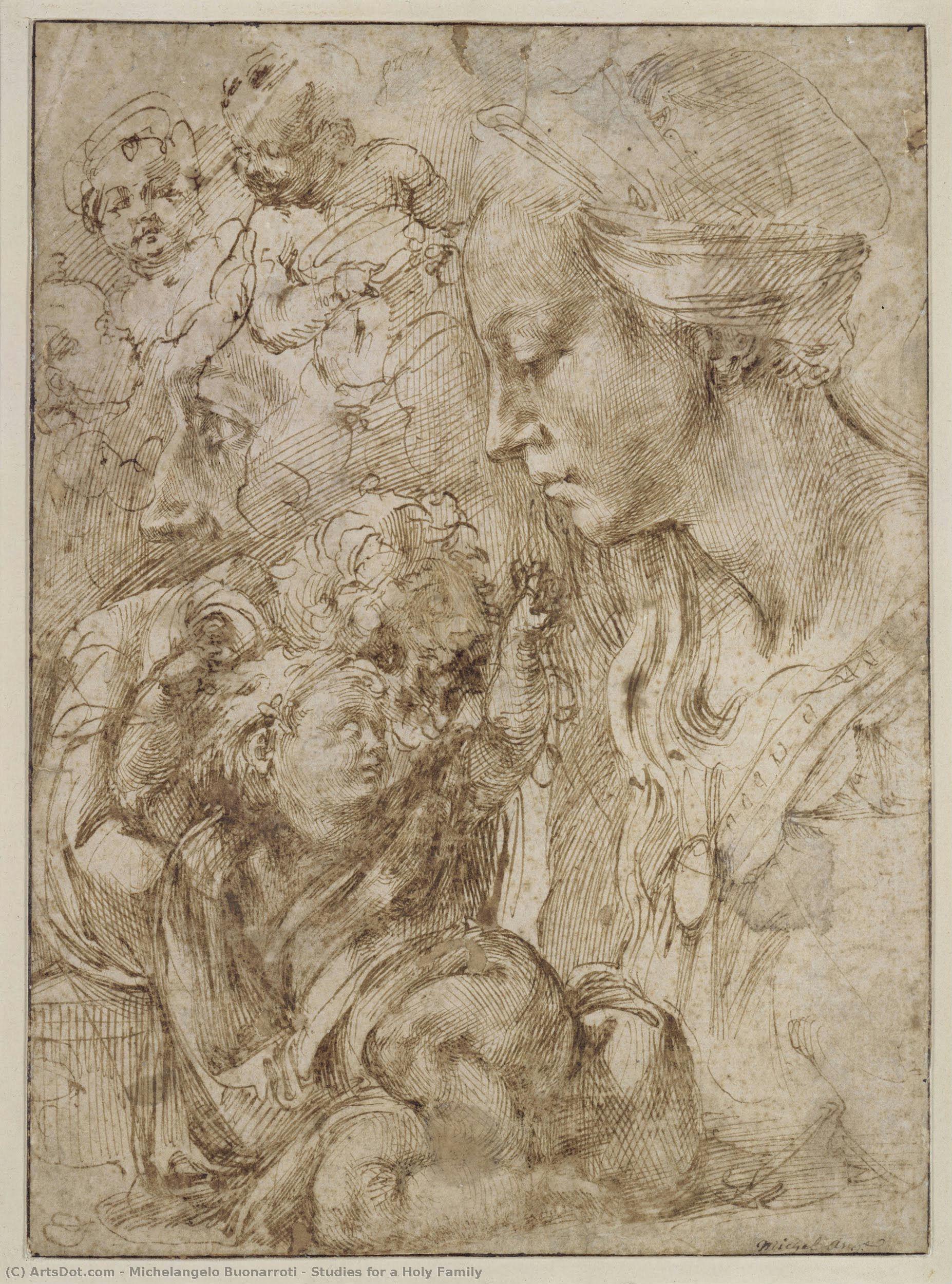 Studies For A Holy Family — Mihailo Anđelo