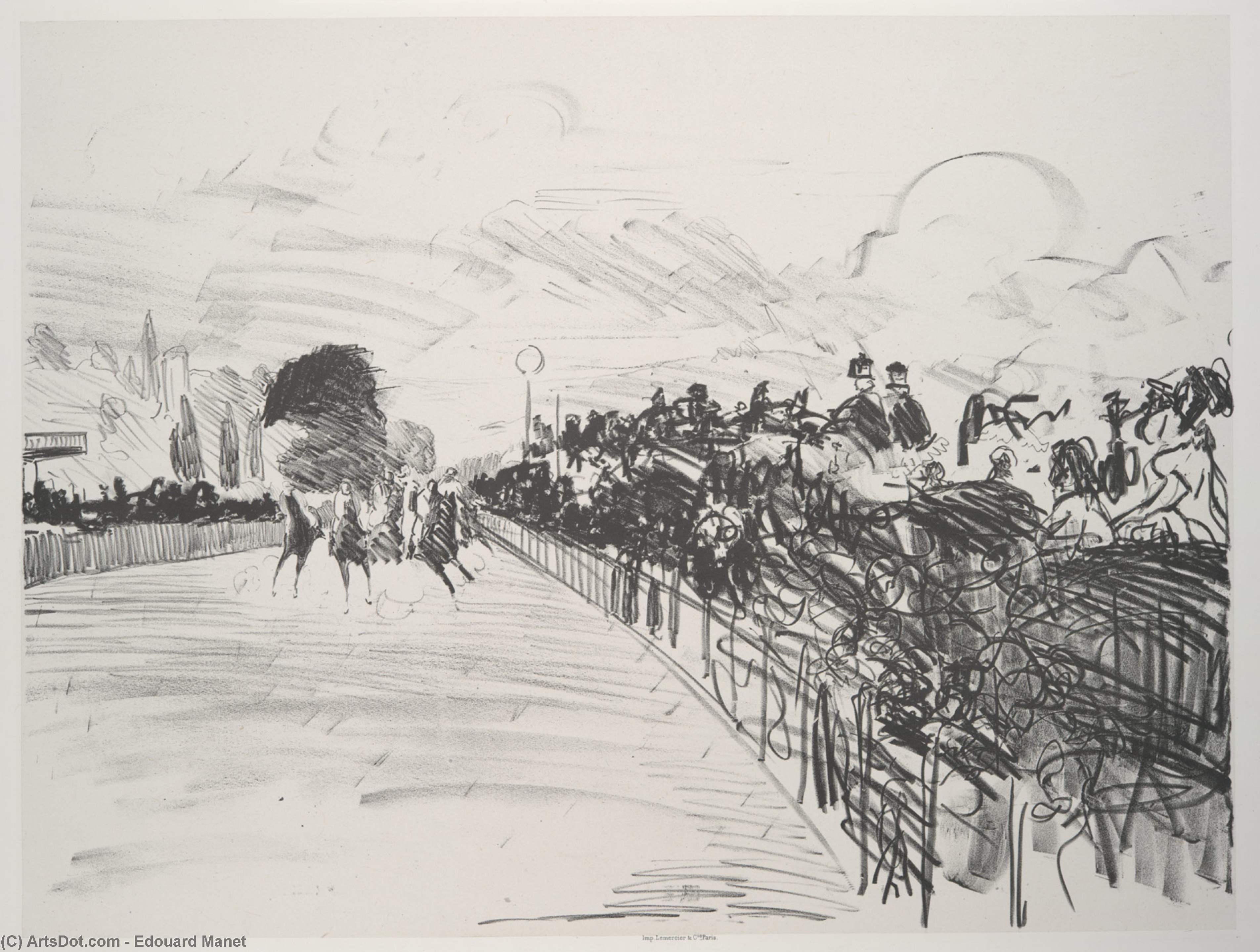 The Races — Édouard Manet