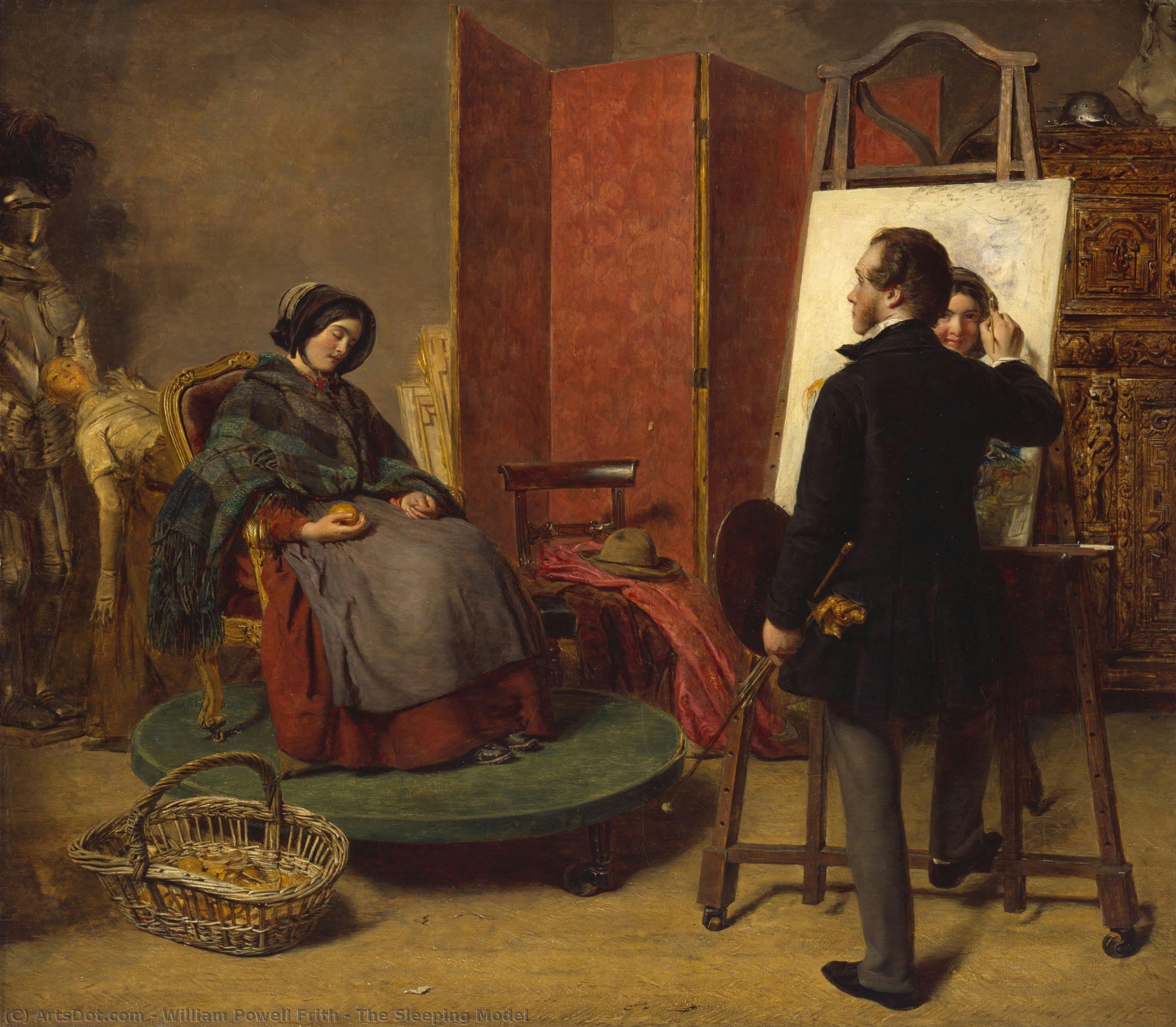 The Sleeping Model — William Powell Frith