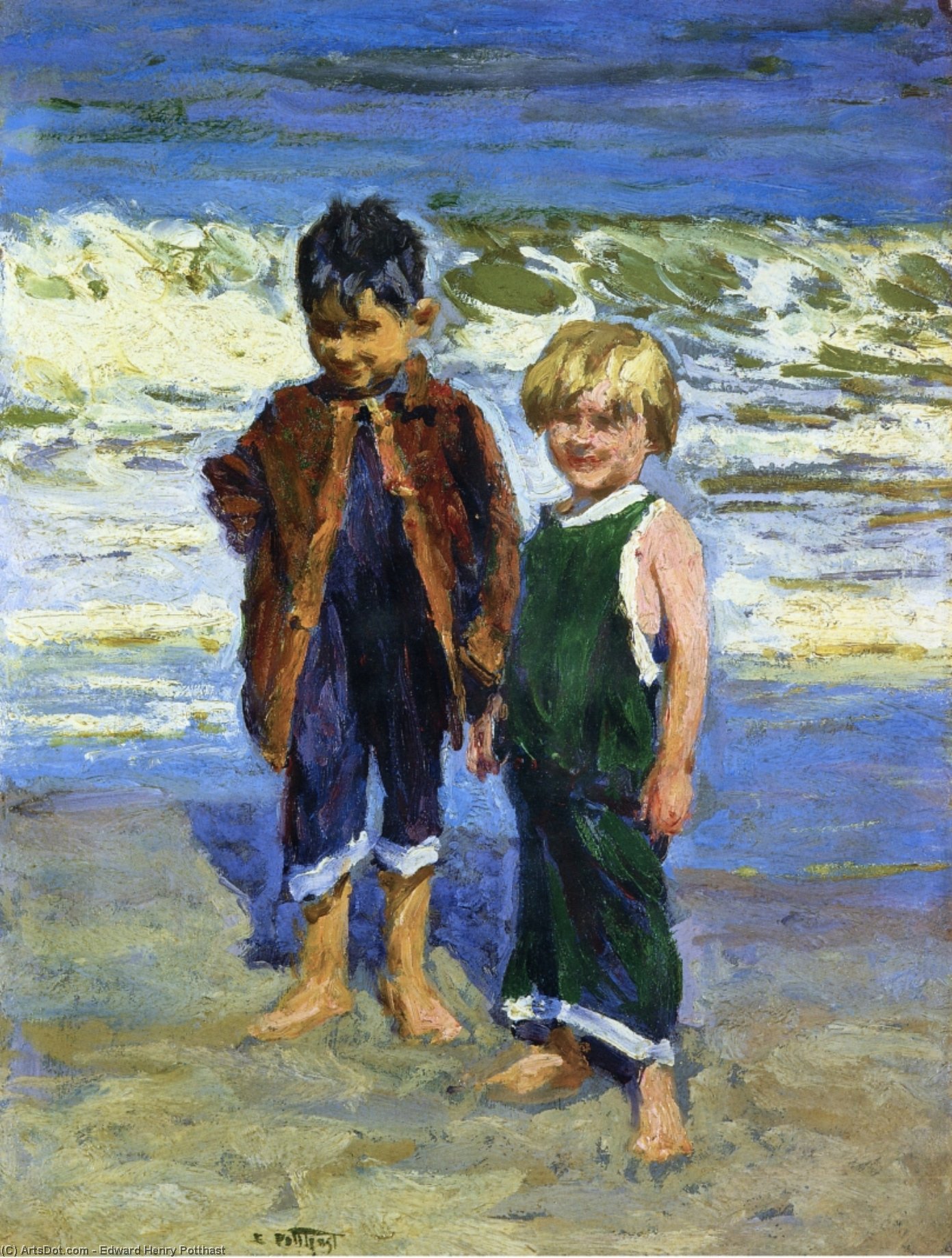 Two Boys — Edwardas Henris Potthastas