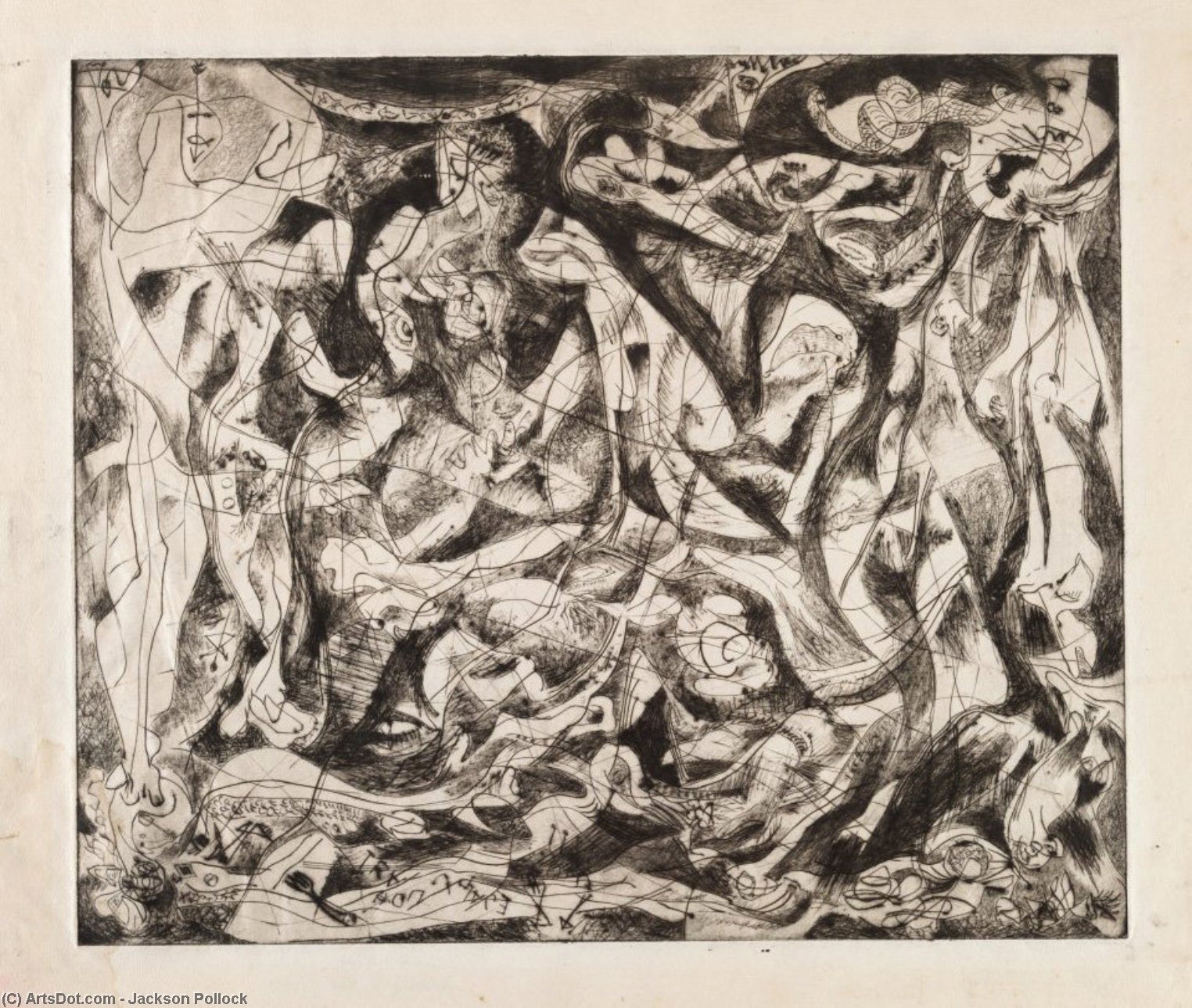 Untitled 14 — Jackson Pollock