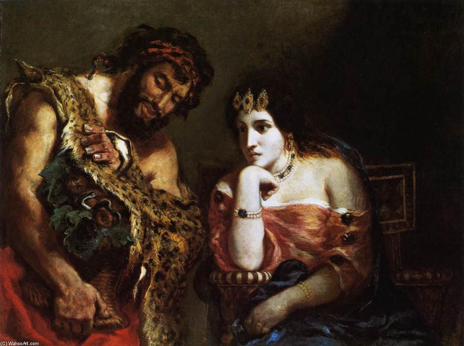 Cleopatra E Il Contadino — Eugène Delacroix