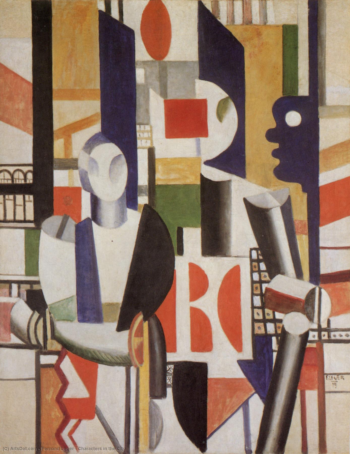 Figuren In Der Stadt — Fernand Léger