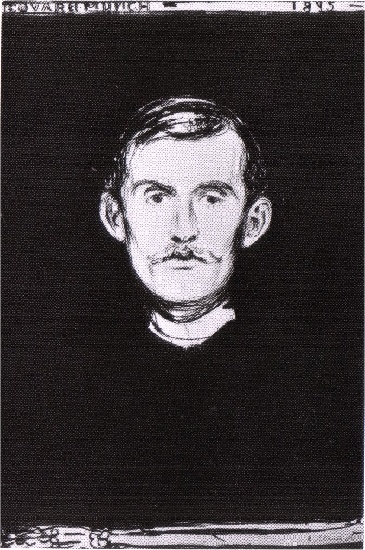 Self-portrait — Edvard Munch
