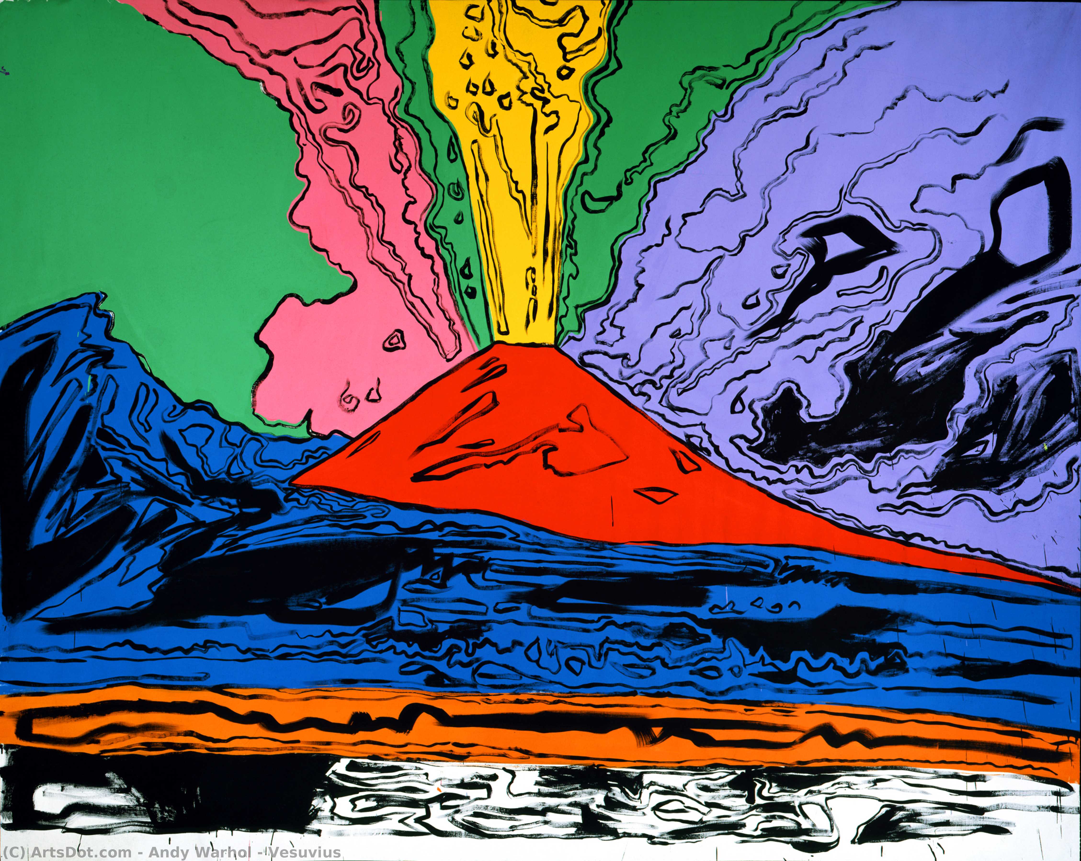 Vesuvia — Andy Warhol