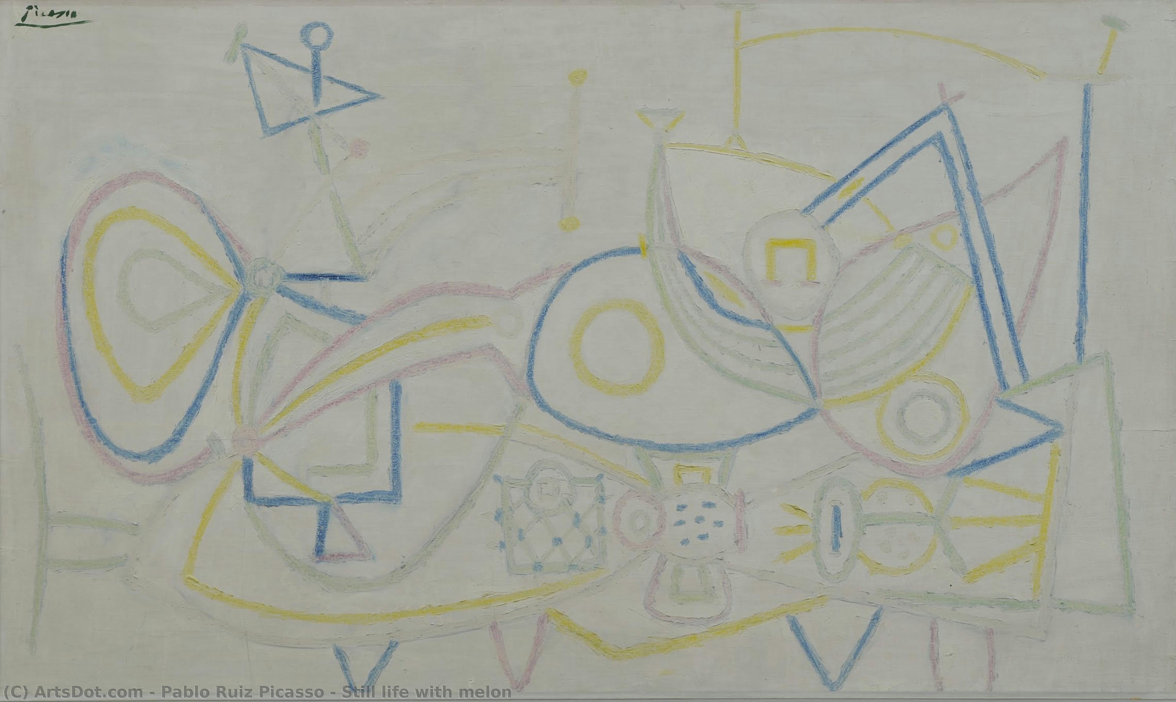 Still Life Mit Melone — Pablo Picasso