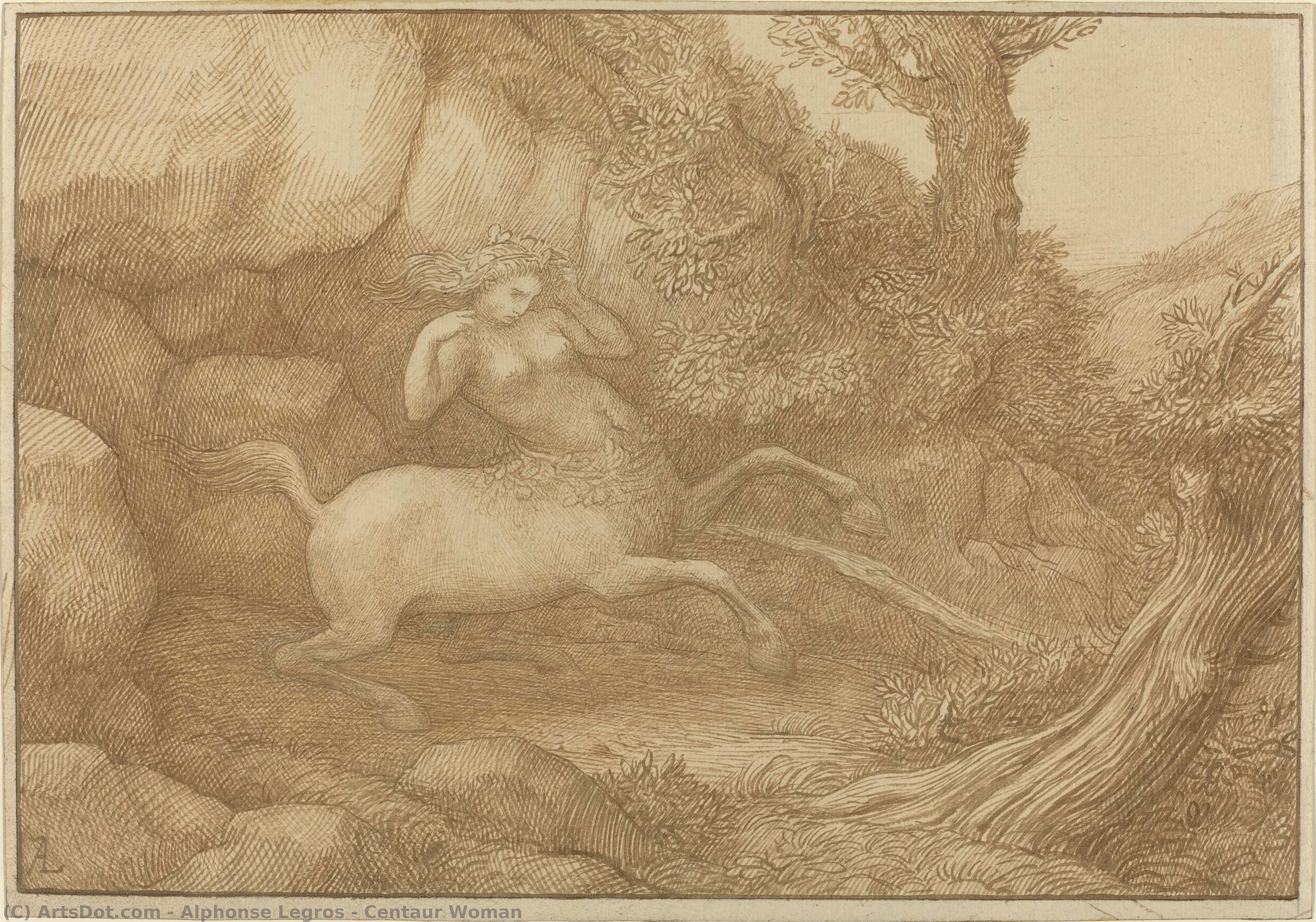 Centaur Woman — Alphonse Legros