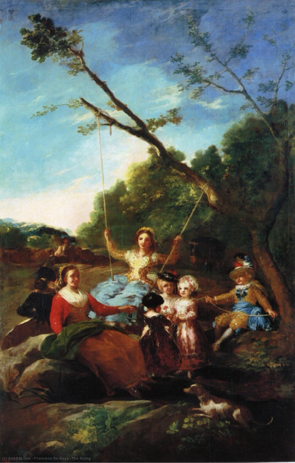 The Swing — Francisco José De Goya Y Lucientes