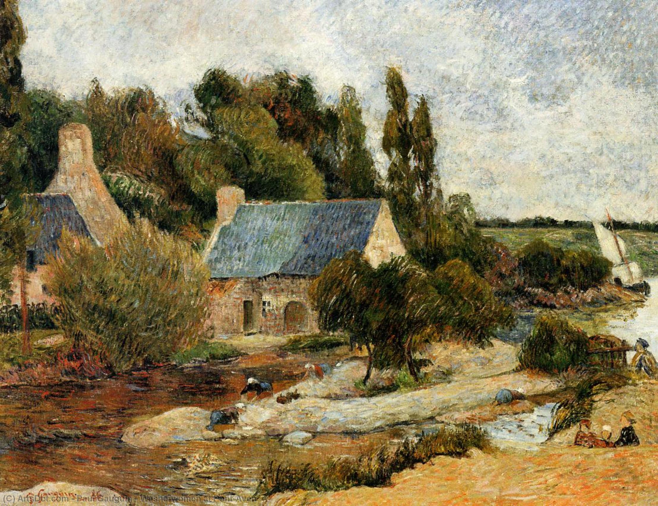 Plaukikės Pont-aven — Eugenas Henri Paulas Gauginas