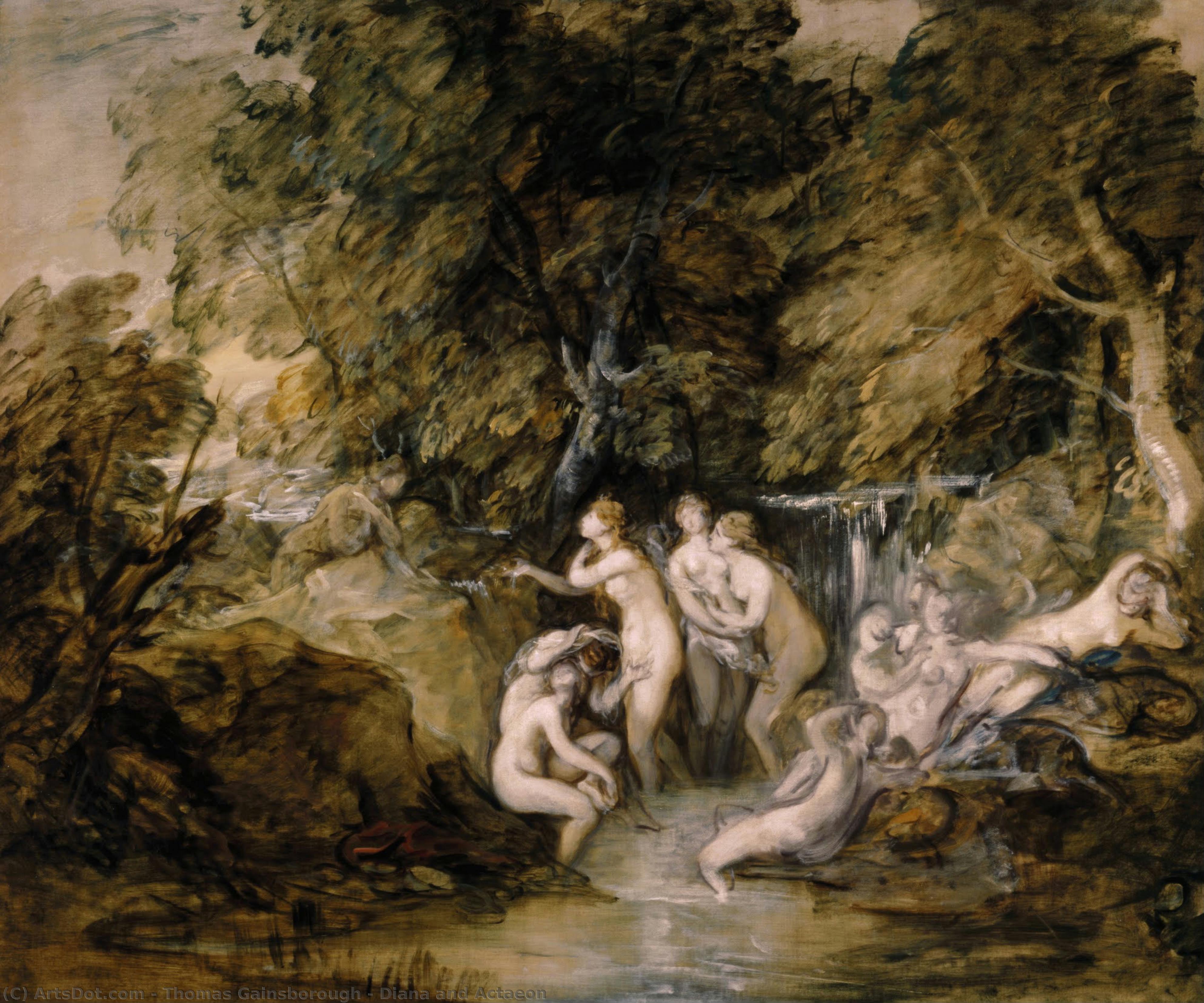 Diana And Actaeon — Toma Geinsboras