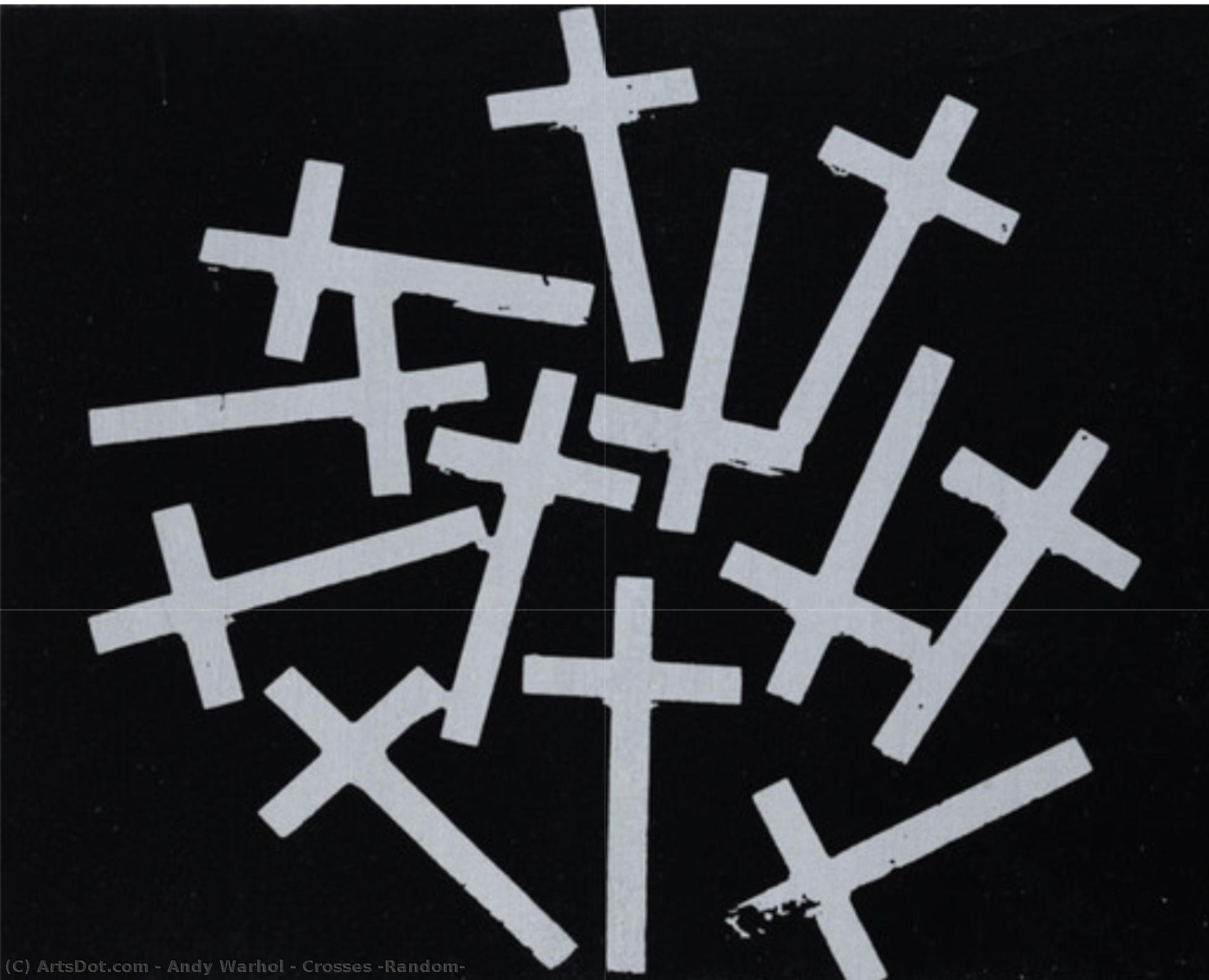 Crosses (random) — Andy Warhol
