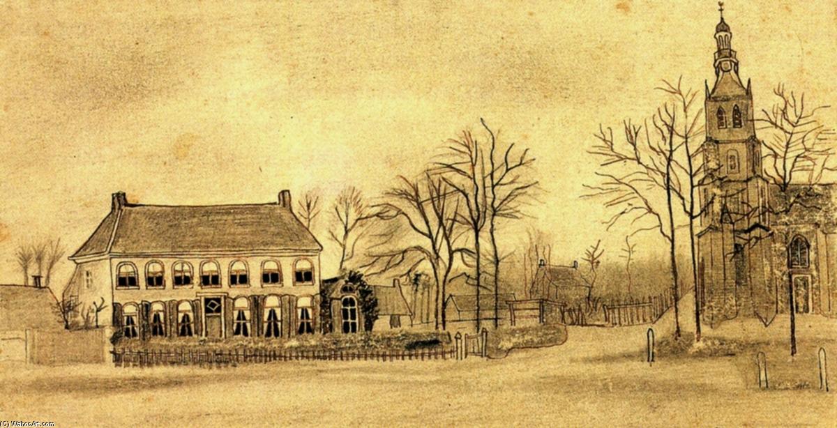Vicarage And Church At Etten — Vincent Van Gogh