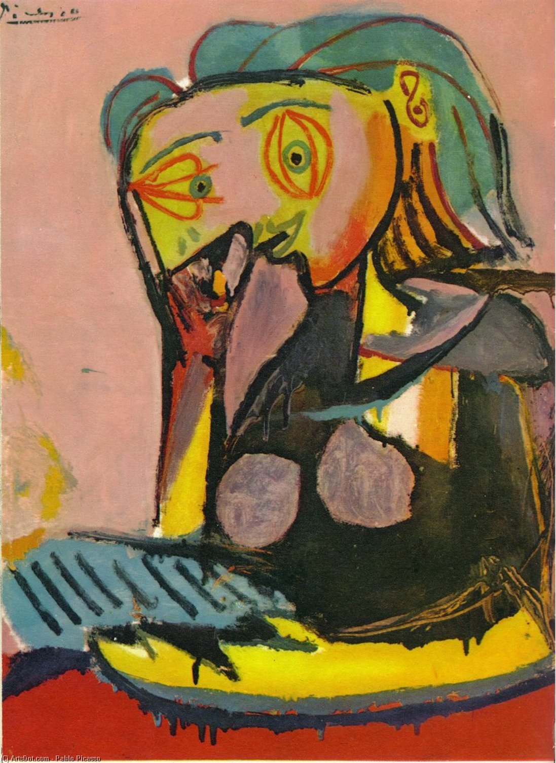 Leaning Woman — Pablo Picasso