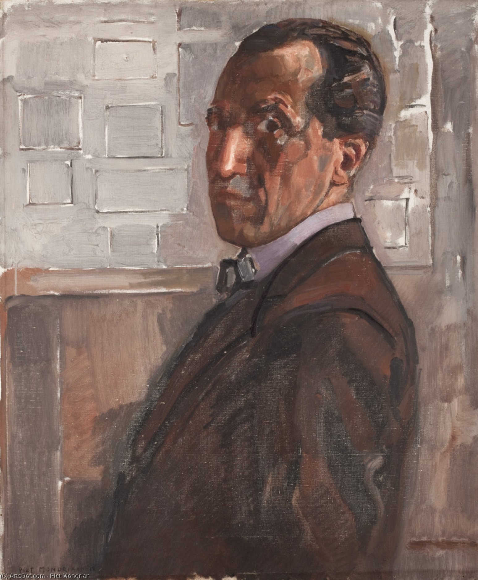 Autoportrait — Piet Mondrian