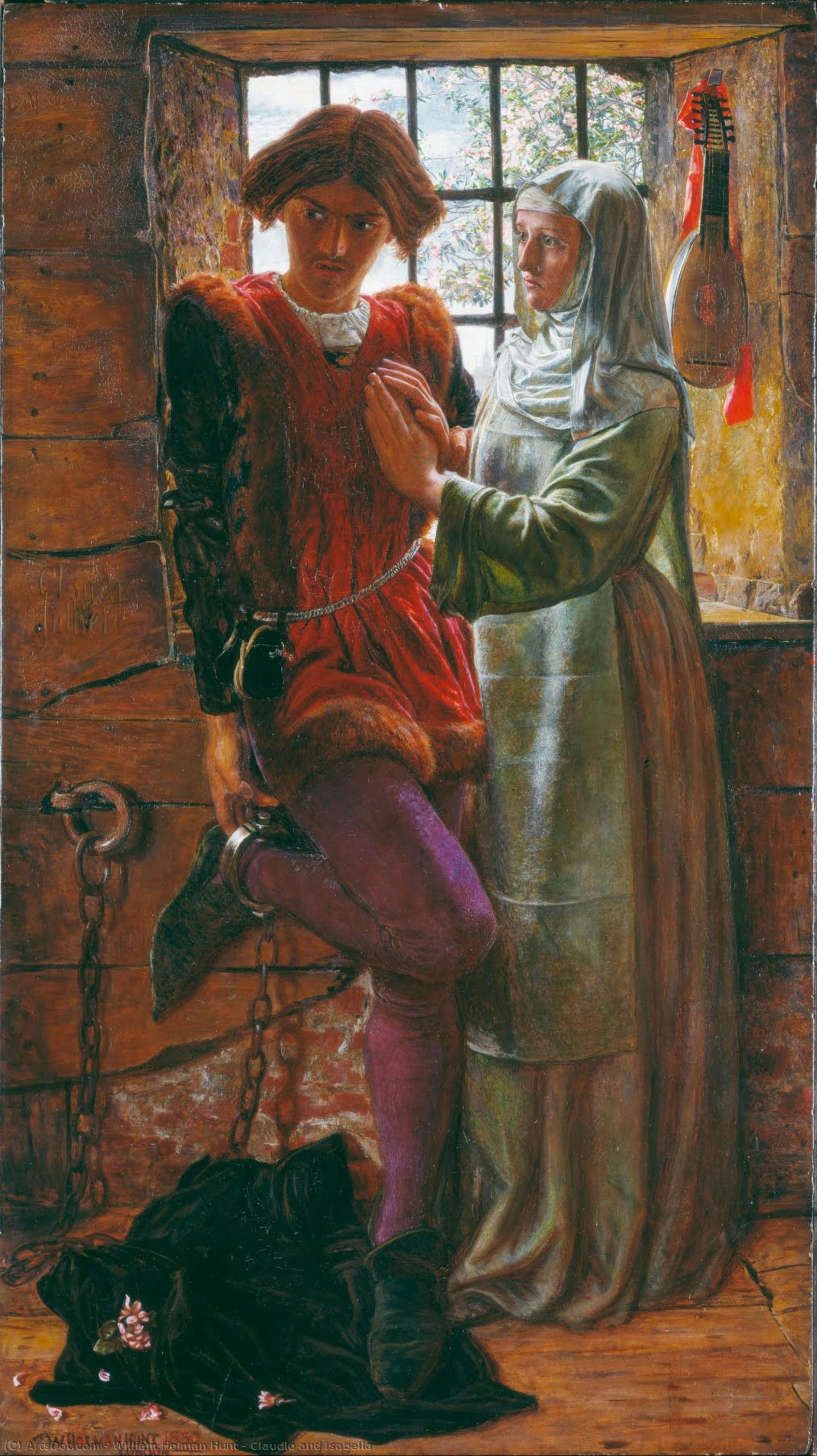 Claudio And Isabella — 윌리엄 홀먼 헌트