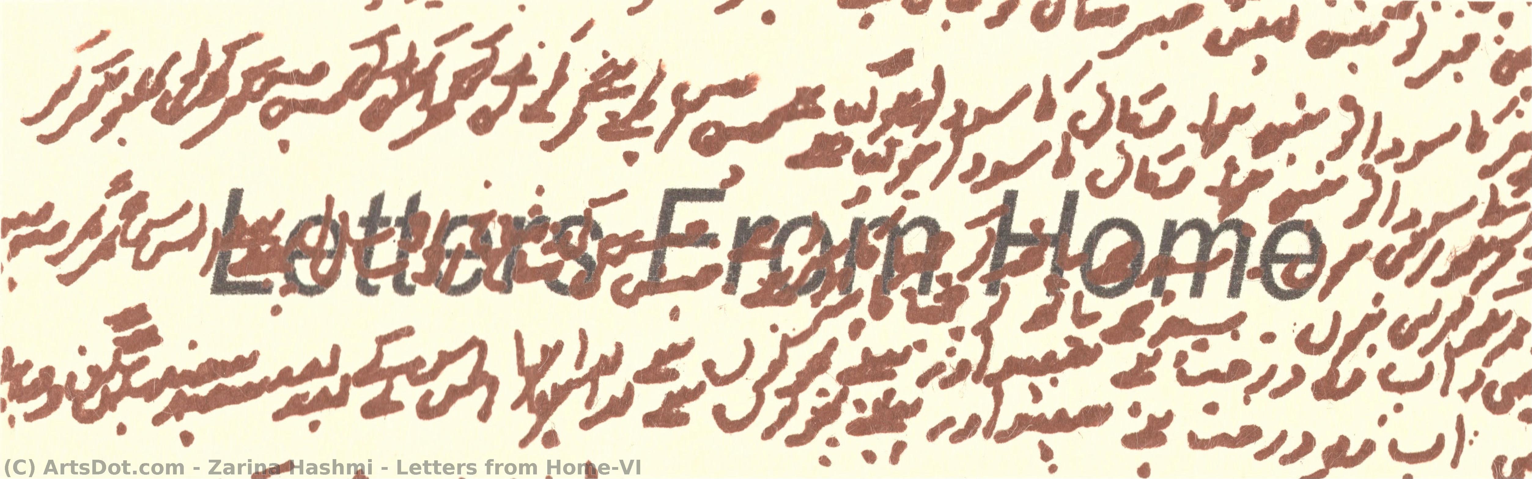 Letters From Home-vi — Zarina Hashmi