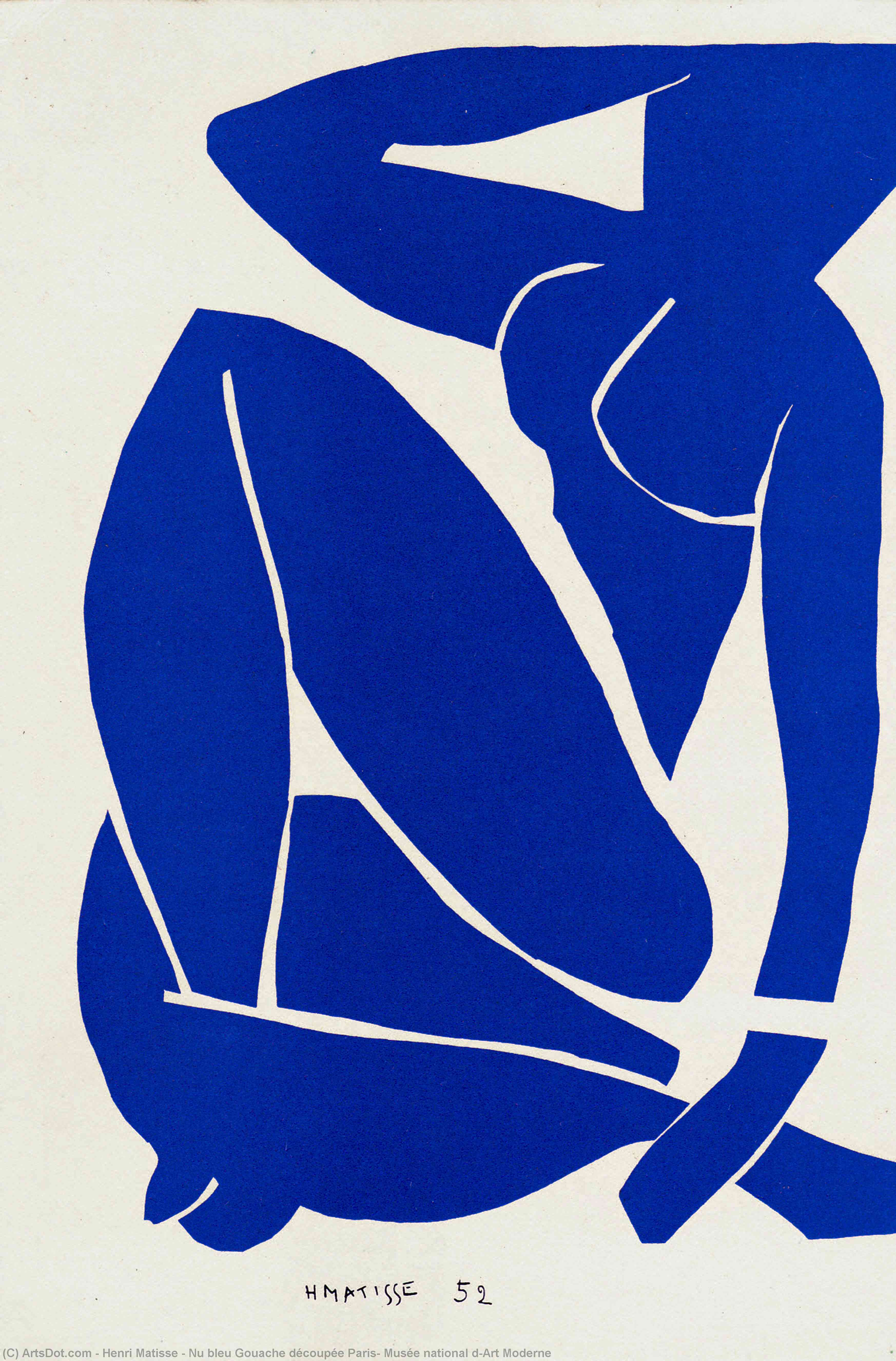 Modrá Nálepka — Henri Matisse