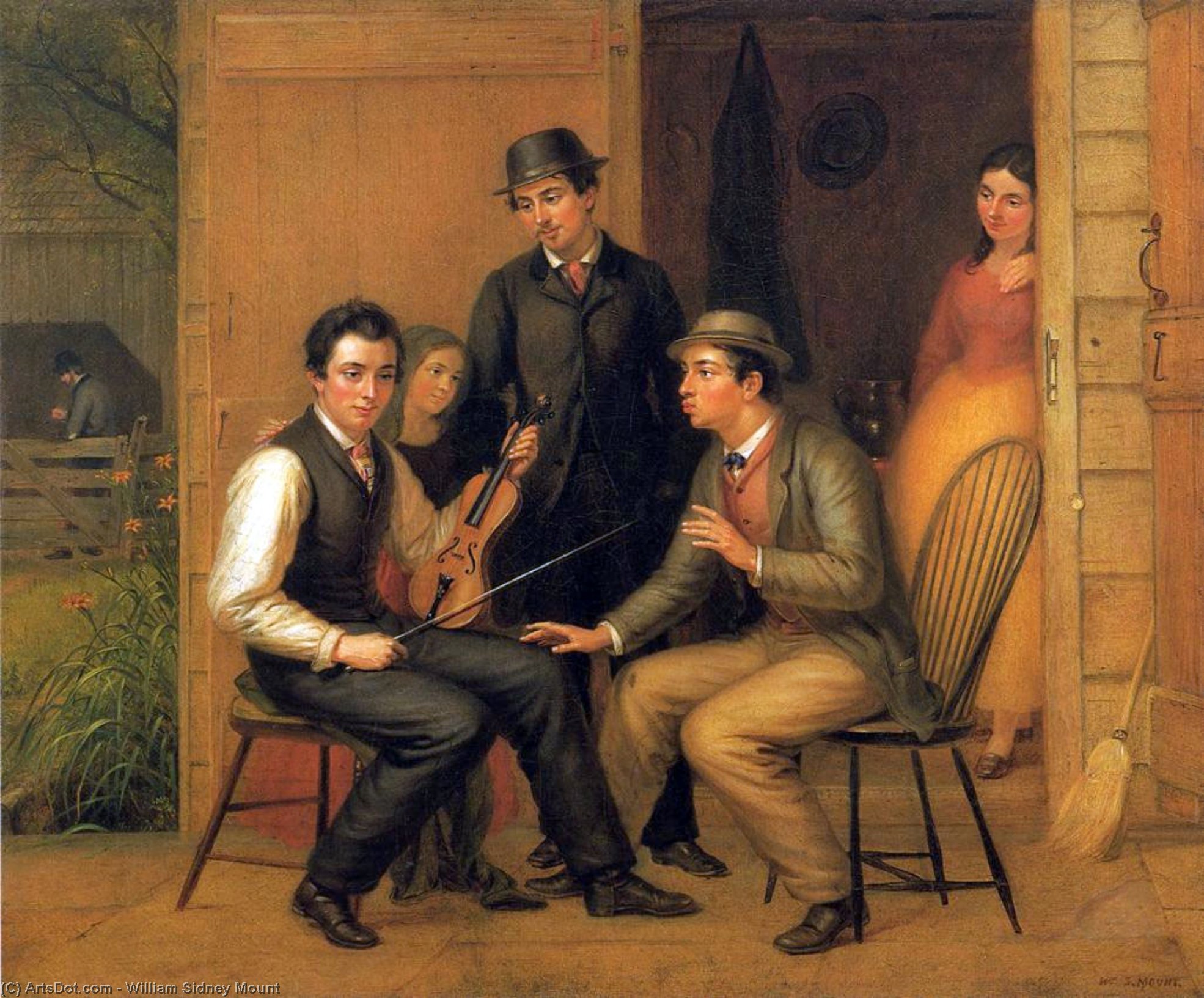 Das Melodienfangen — William Sidney Mount