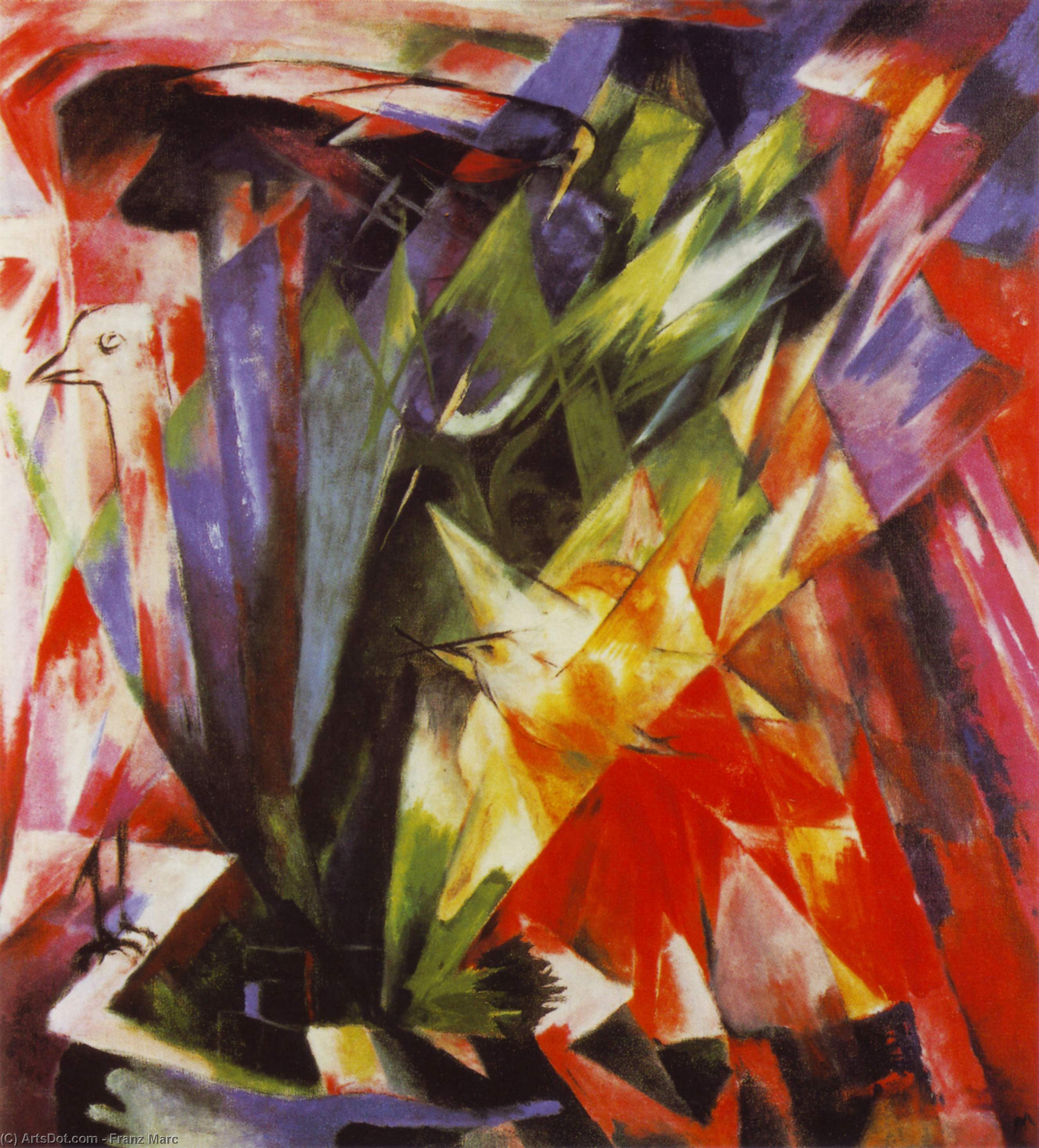 Uccelli — Franz Marc