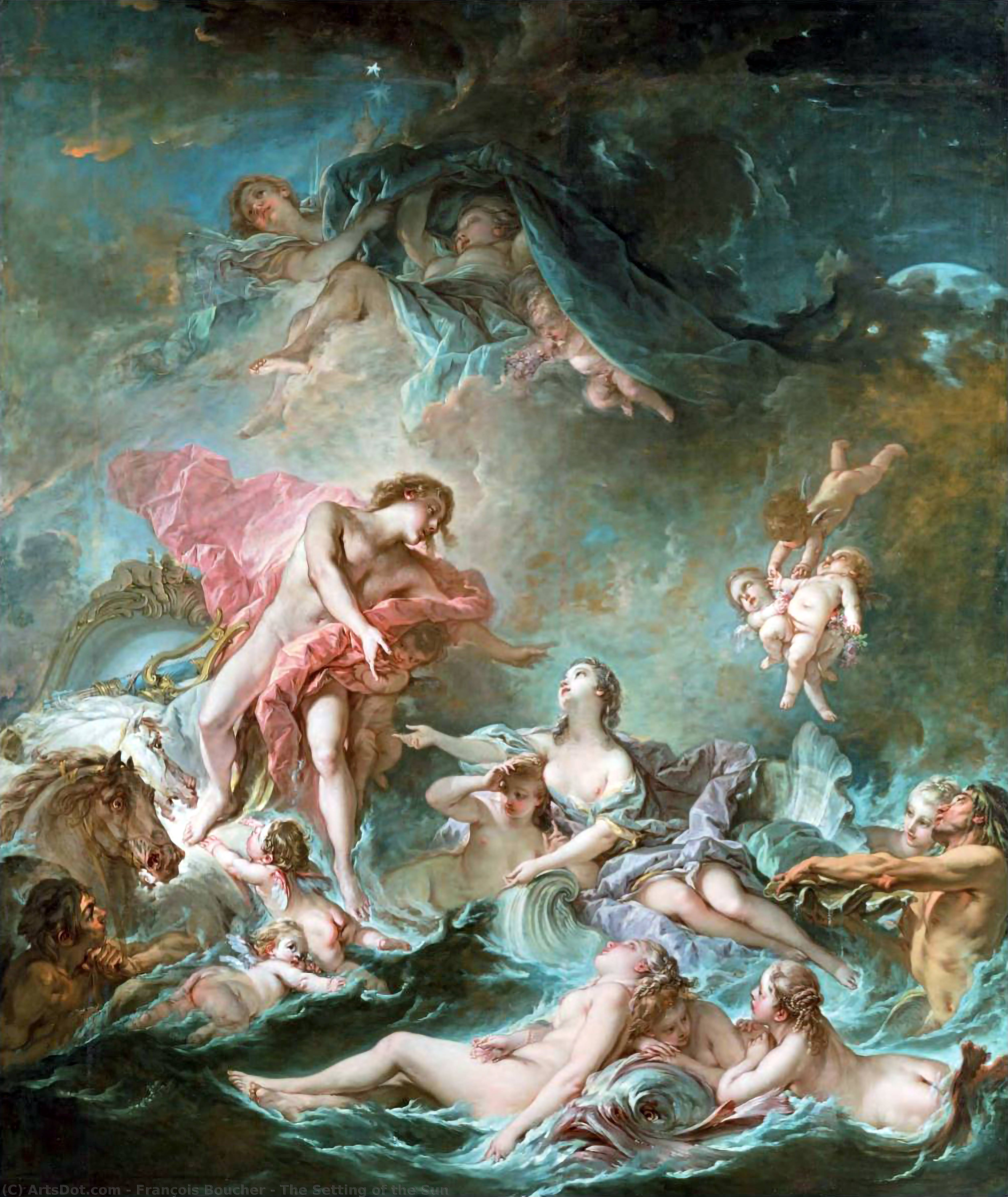 La Puesta Del Sol — François Boucher