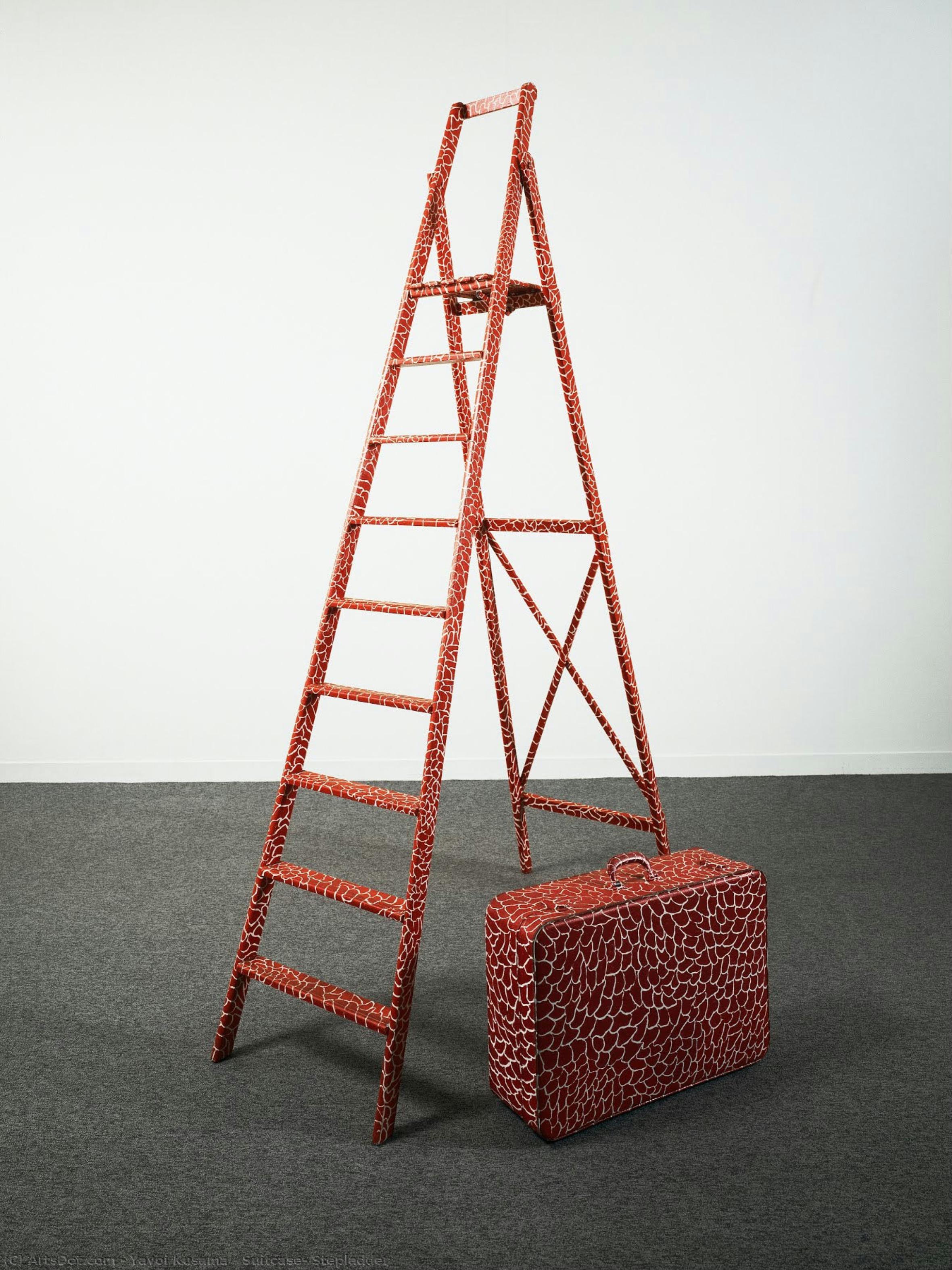 Suitcase, Stepladder — Jajoi Kusama