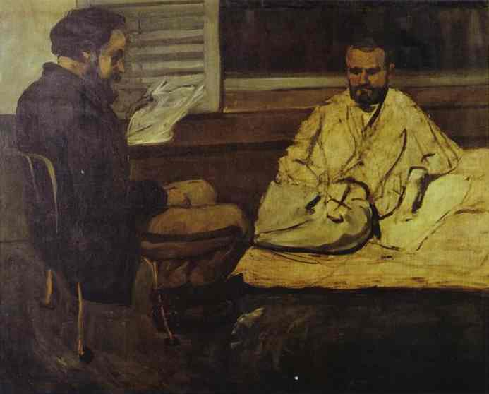 Paul Alexis Reading To Emile Zola — Paul Cézanne