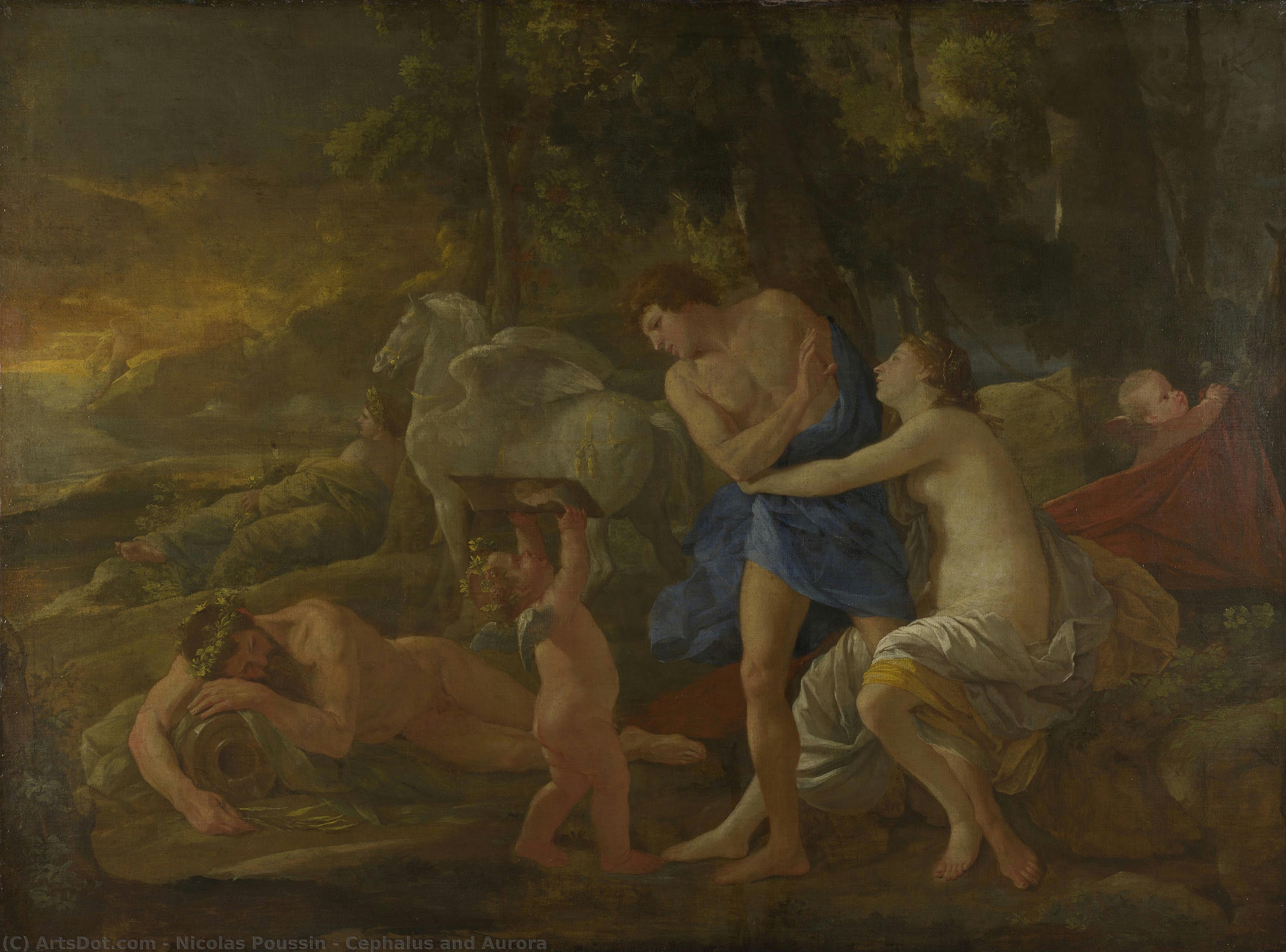 Cephalus And Aurora — Nicolas Poussin