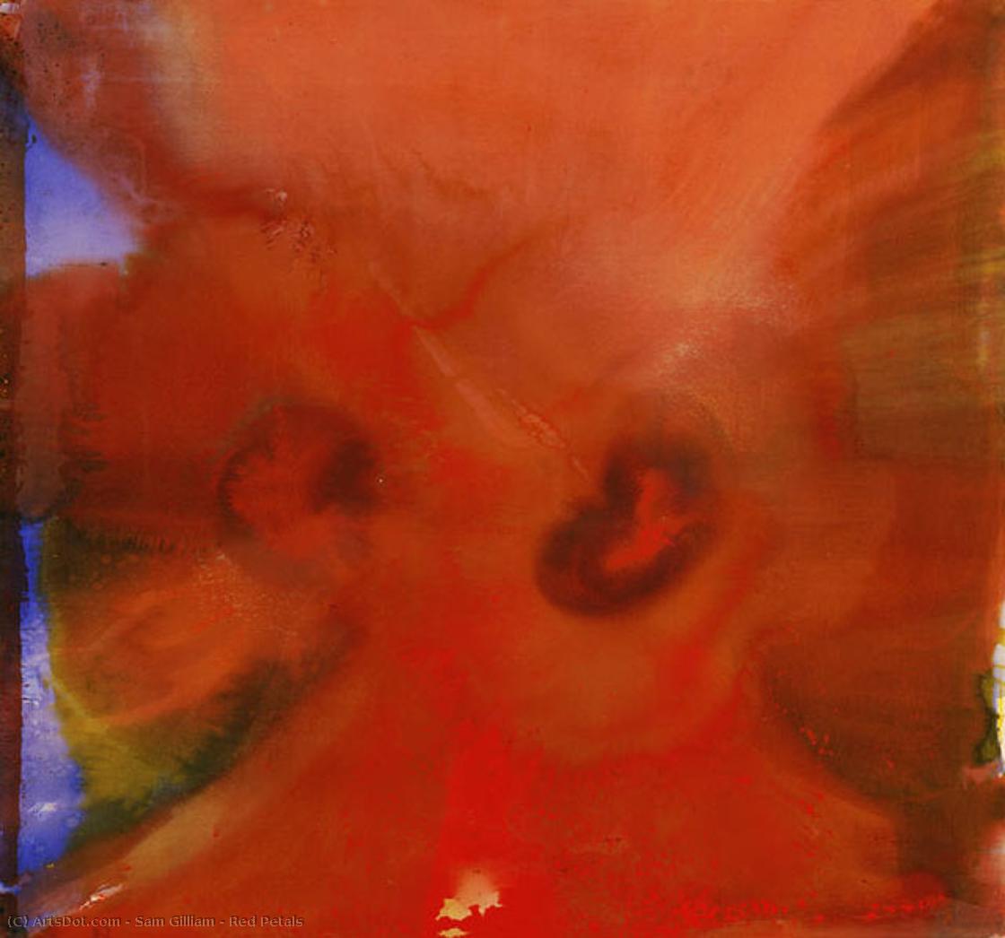 Red Petals — Sam Gilliam