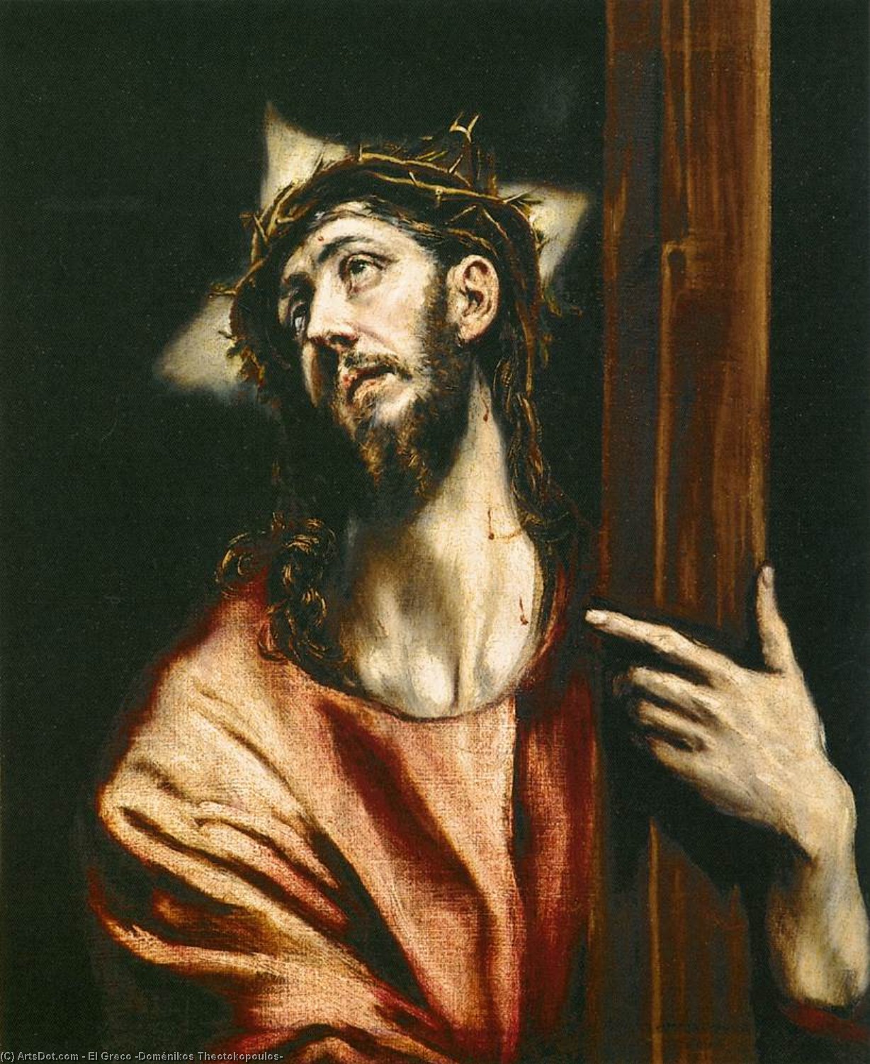 Cristo Che Tiene La Croce — El Greco