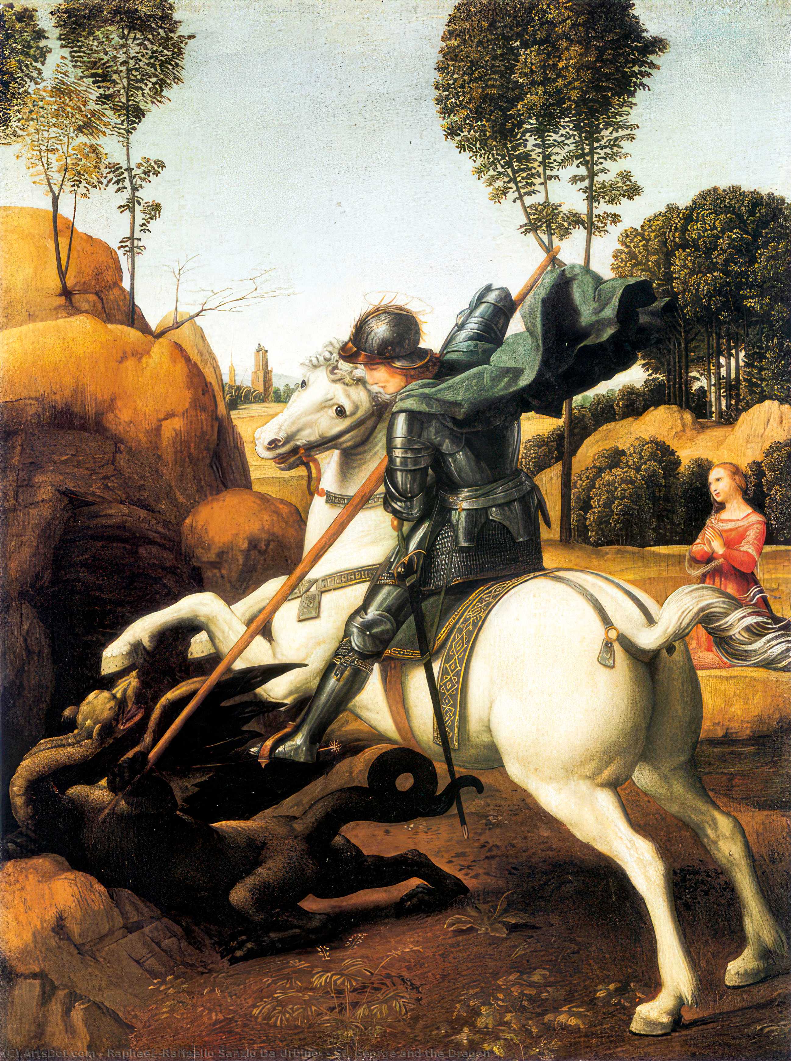 San Giorgio E Il Drago — Raffaello