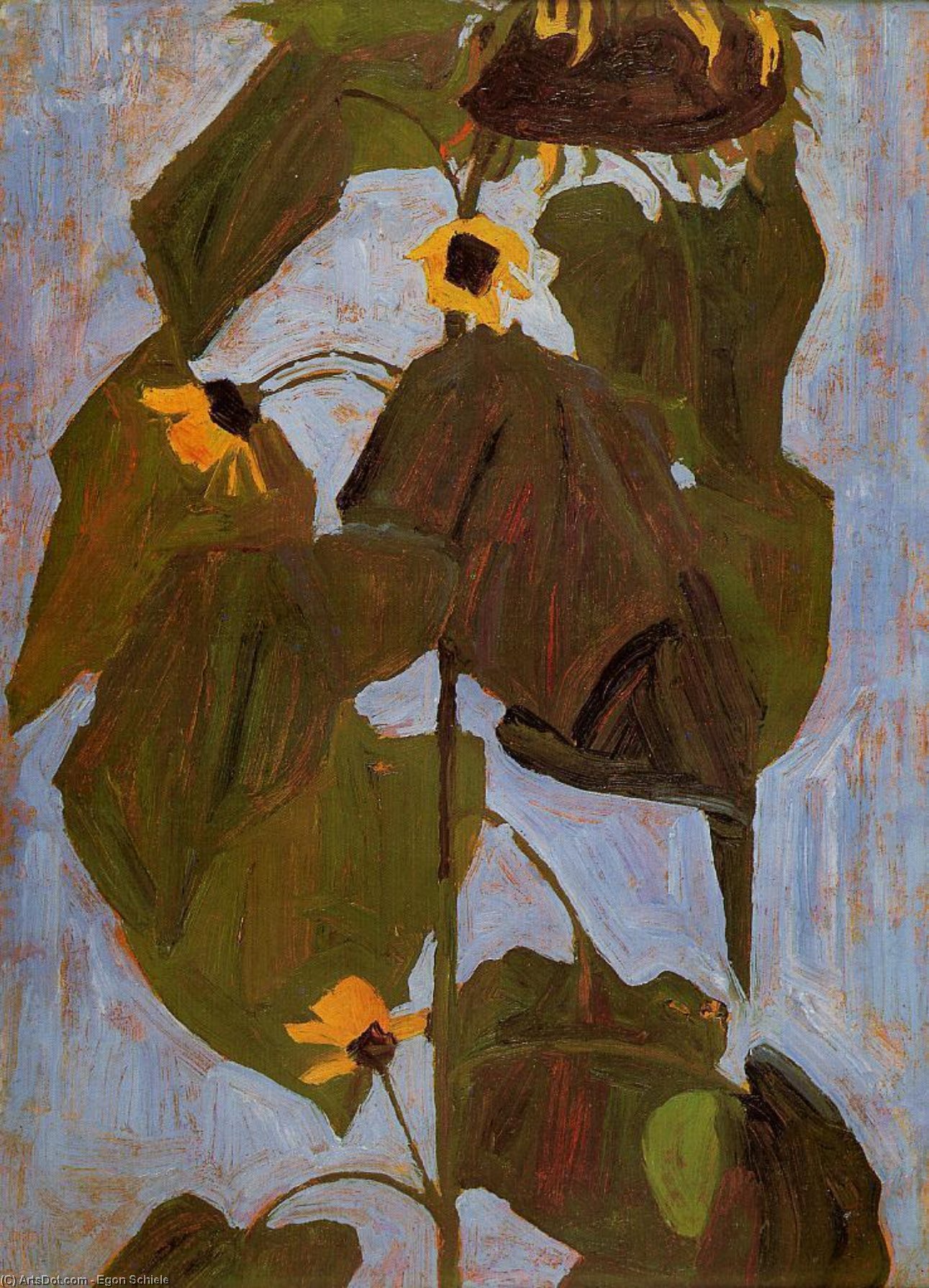 Sunflower I — Egon Schiele