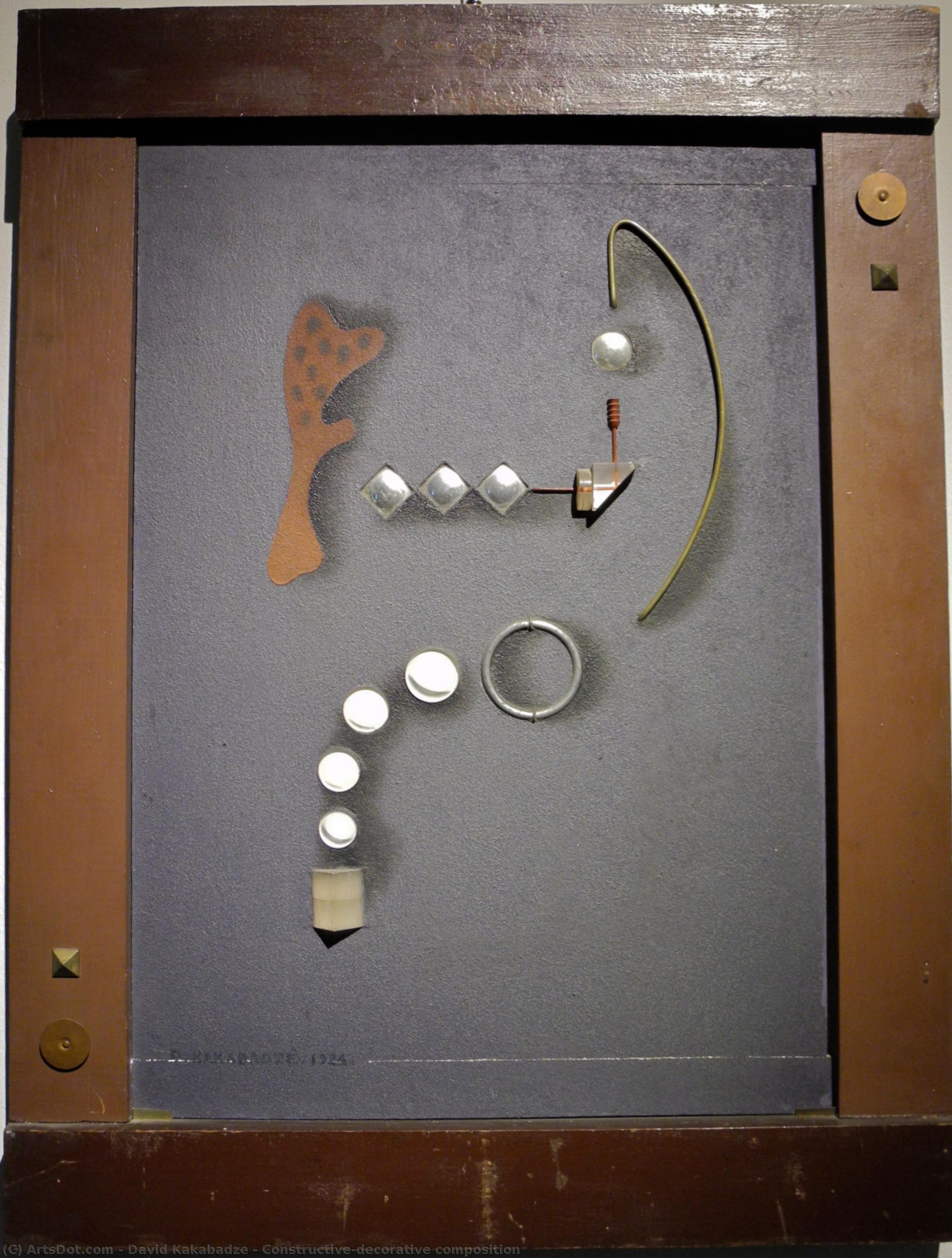 Constructive-decorative Composition — David Kakabadze