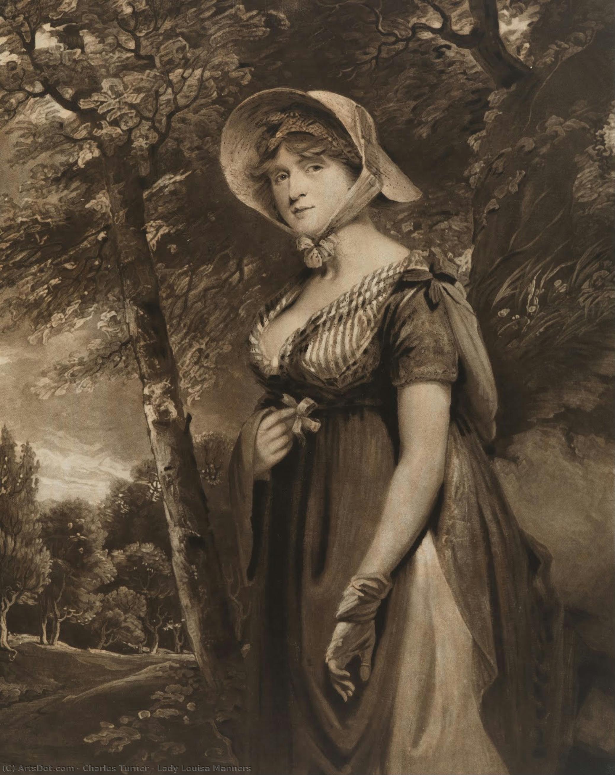 Lady Louisa Manners — Charles Turner