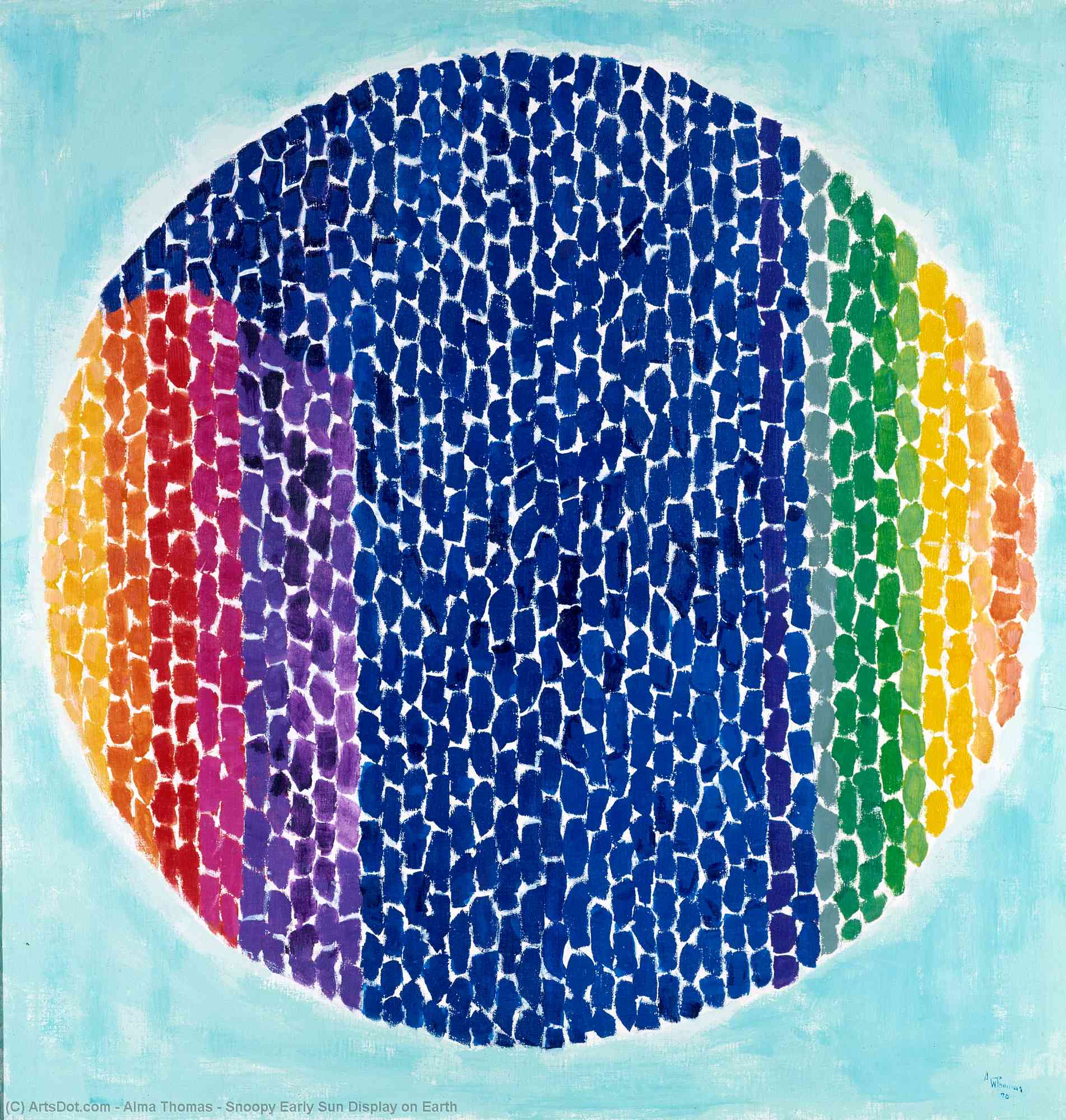 Snoopy Early Sun Display On Earth — Alma Thomas