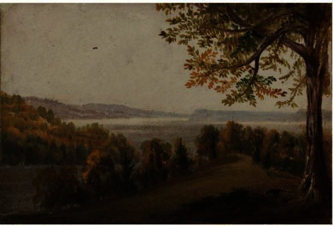 Hudson River Valley Landscape — Robert Havell