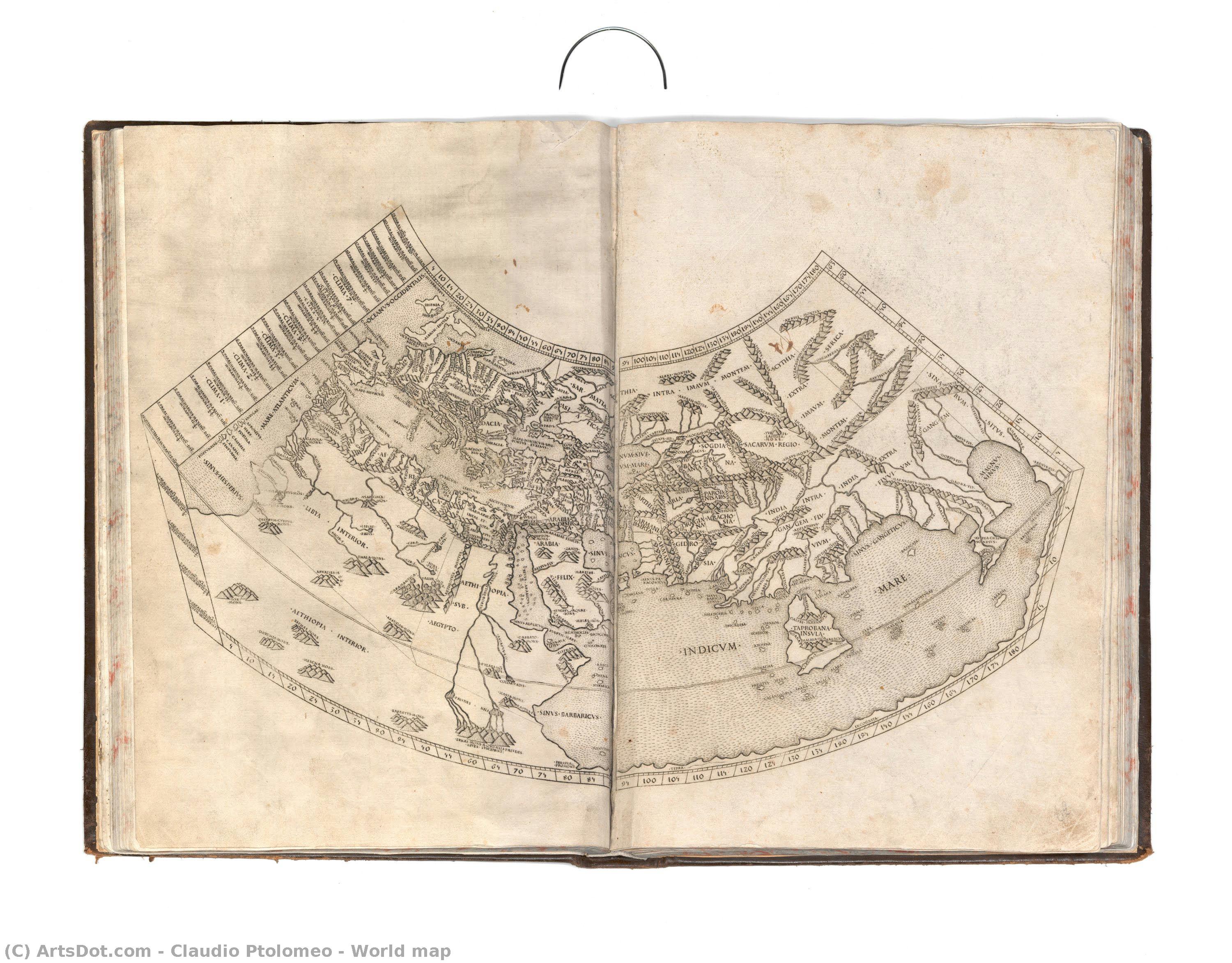 World Map — Klaudius Ptolemaeus