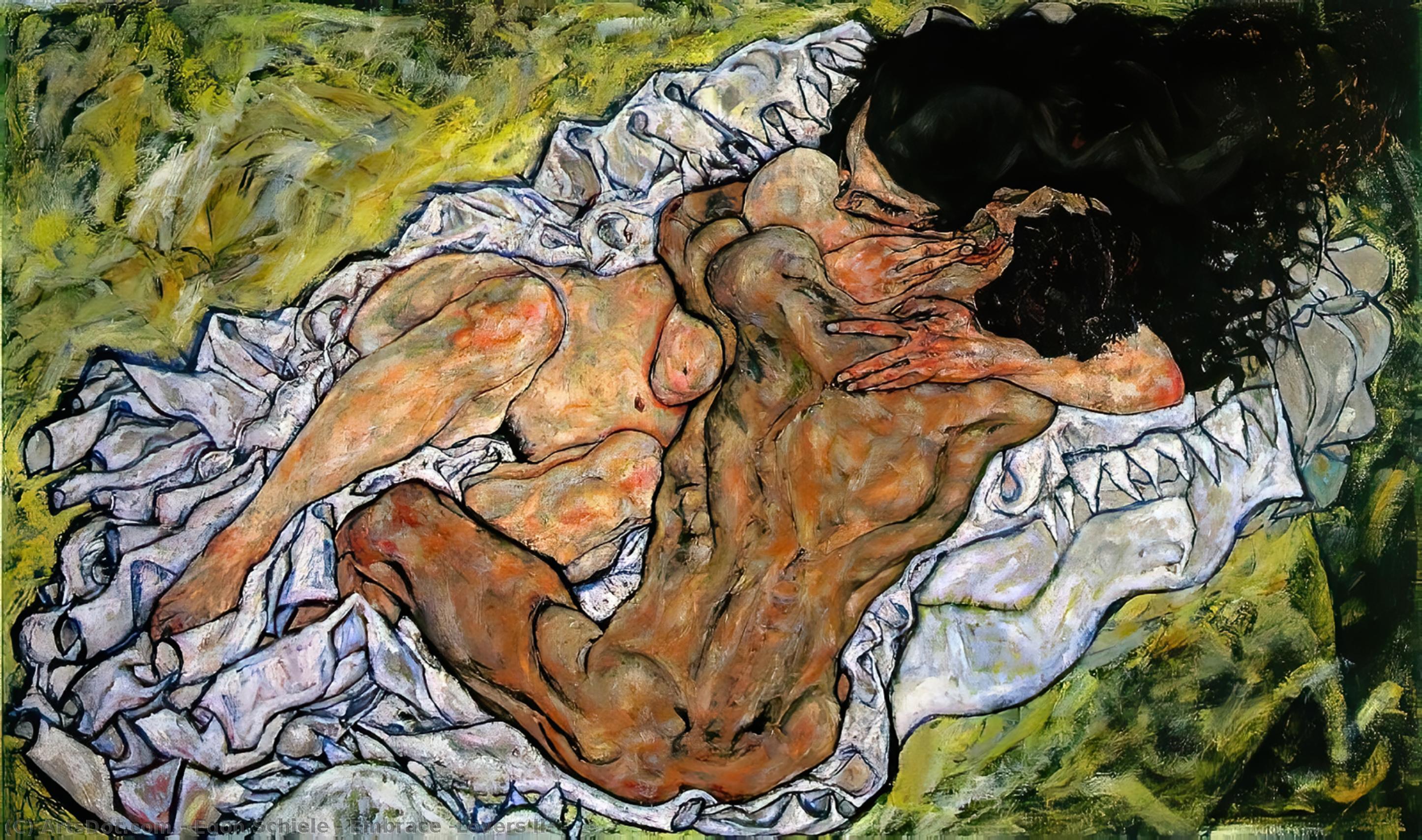 Embrace (lovers Ii) - - , — Egon Schiele