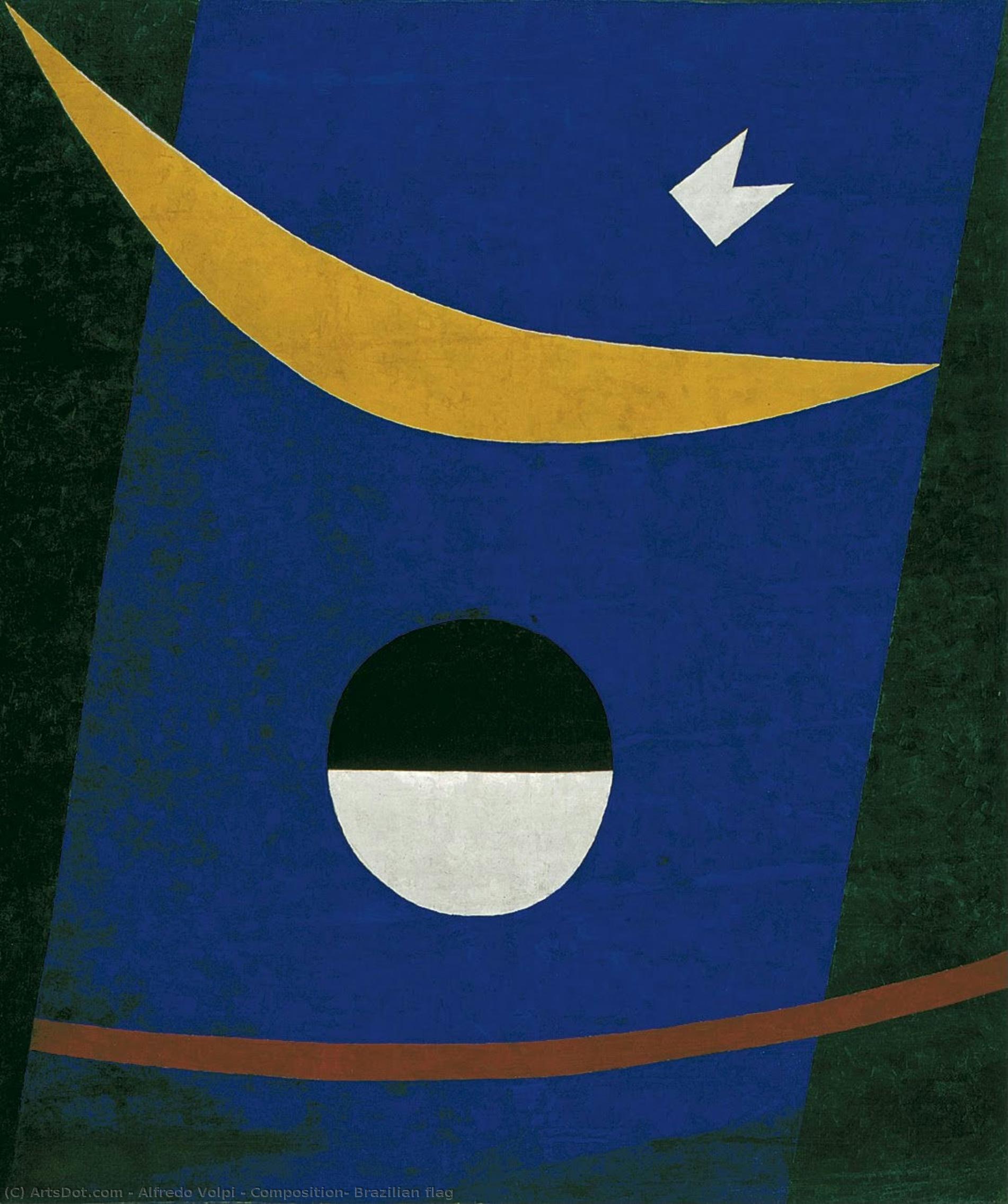 Composition, Brazilian Flag — ألفريدو فولبي