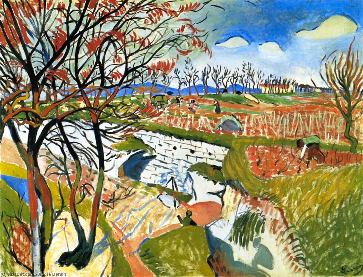 Landschaft (blau) — André Derain