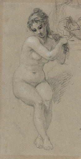 Seated Nude — Benjamin West