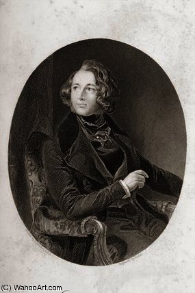 Charles Dickens Engraved By Emden — Daniel Maclise